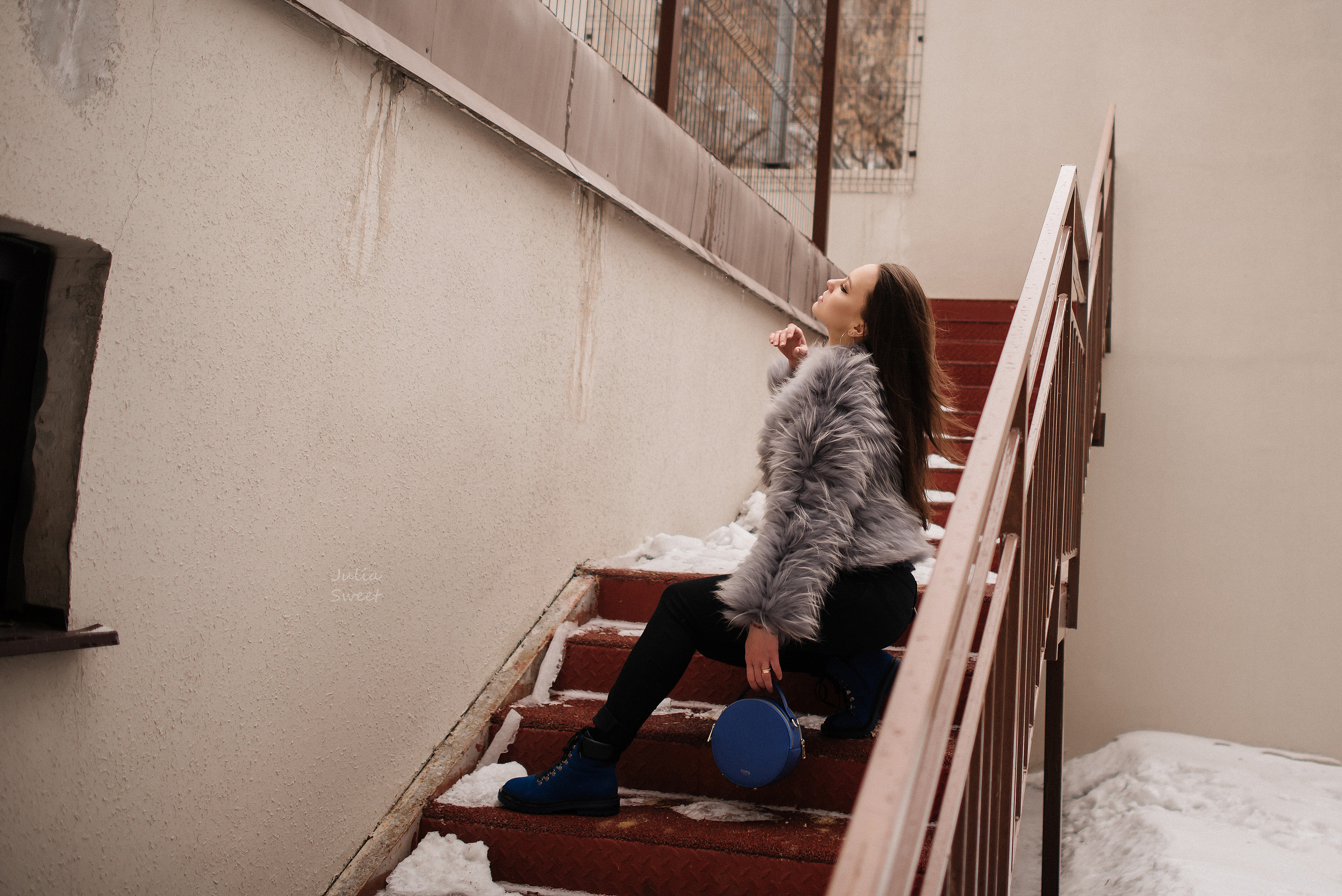 Уличная зимняя съемка для Маши. Свадебный и портретный фотограф в Липецке Юлия Свит