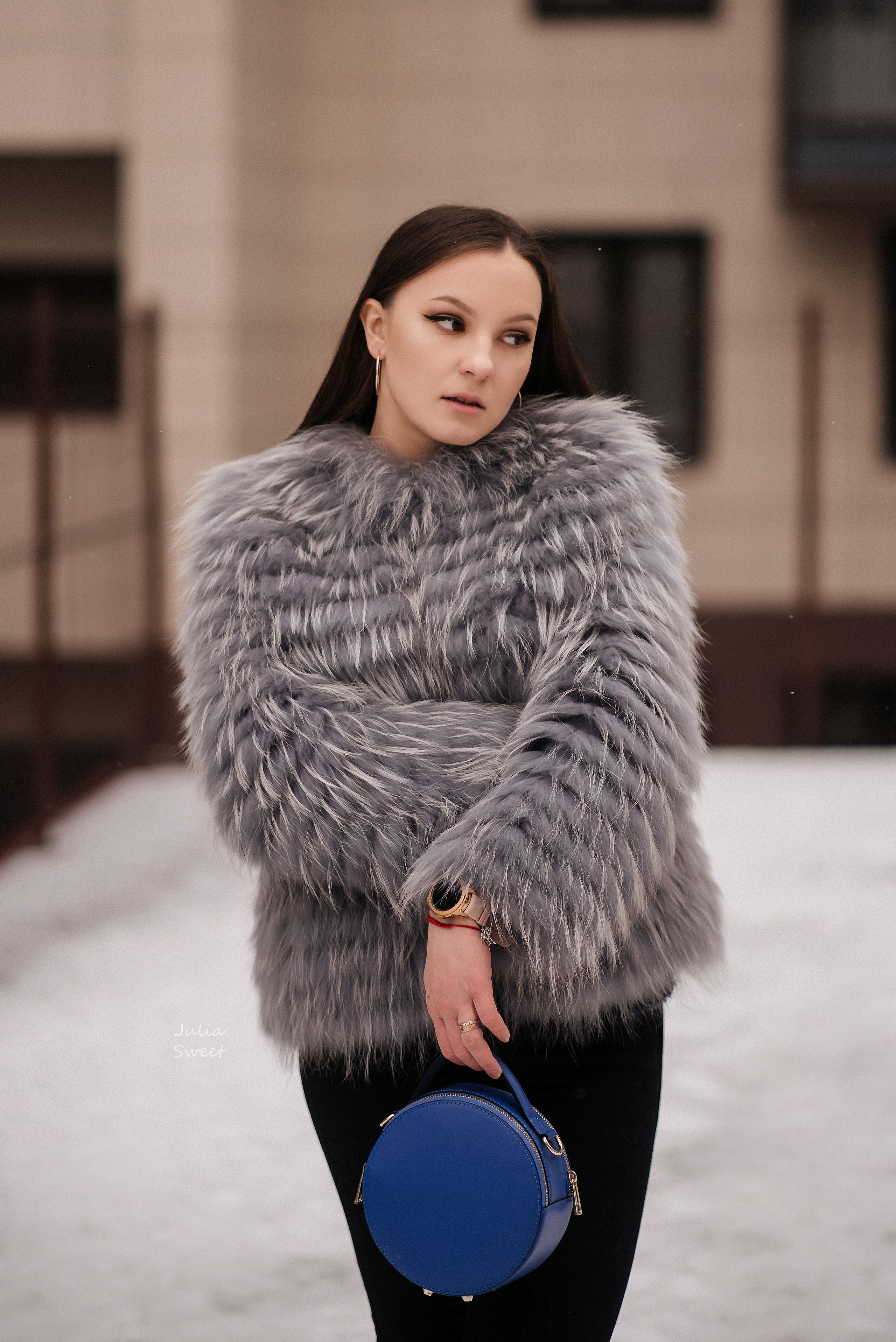 Уличная зимняя съемка для Маши. Свадебный и портретный фотограф в Липецке Юлия Свит