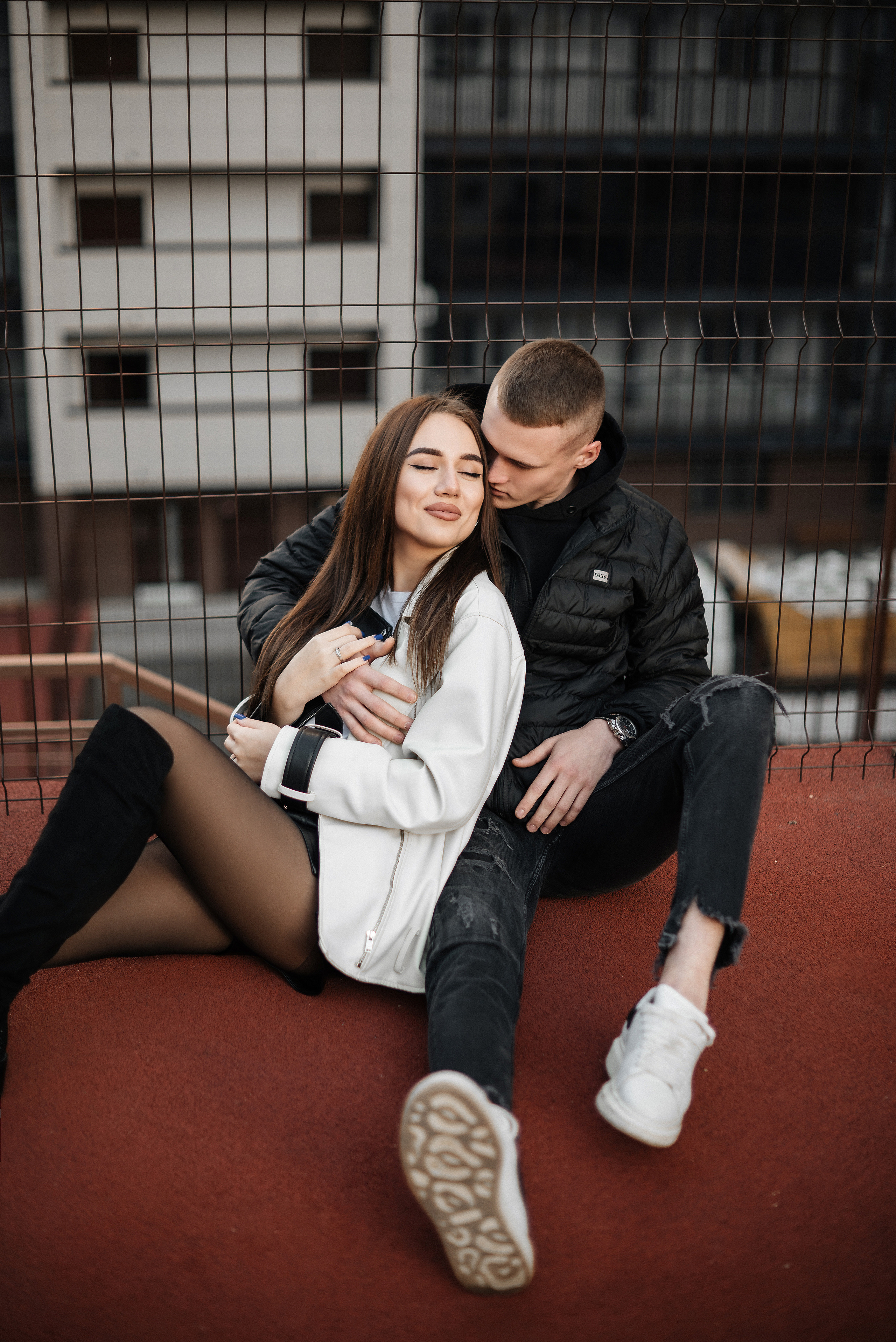 Фотопрогулка для Сони и Артёма, съемка с машиной. Свадебный и портретный фотограф в Липецке Юлия Свит