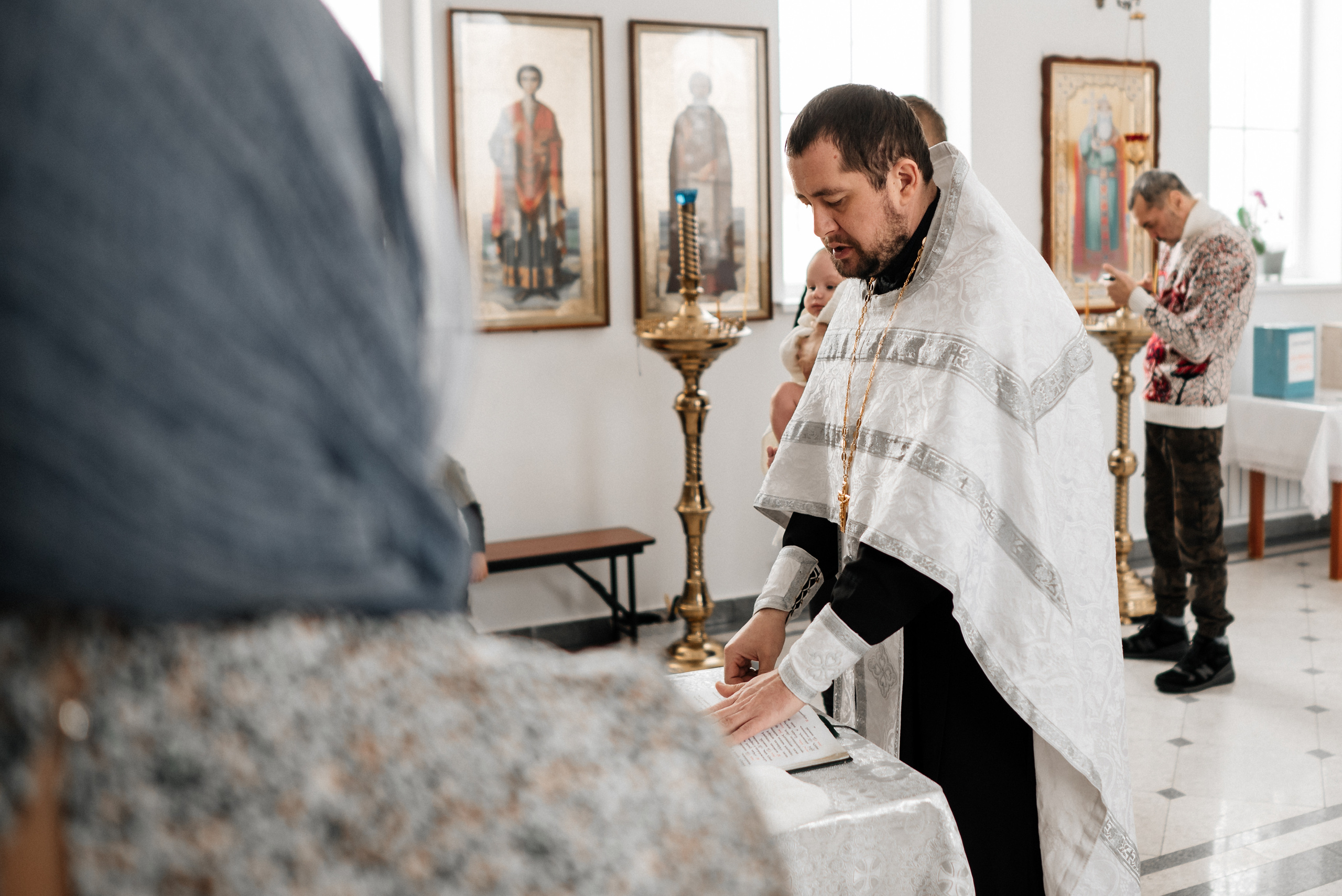 Крестины 29 января 2022. Свадебный и портретный фотограф в Липецке Юлия Свит