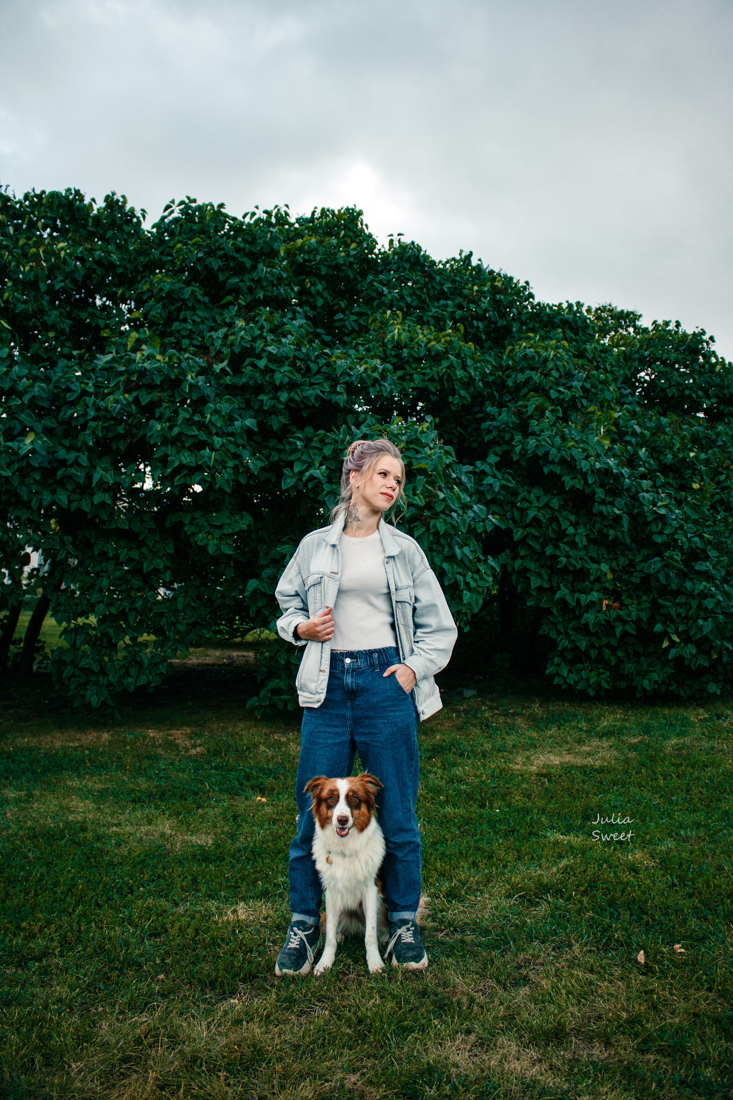 Настя с любимыми собачками. Свадебный и портретный фотограф в Липецке Юлия Свит