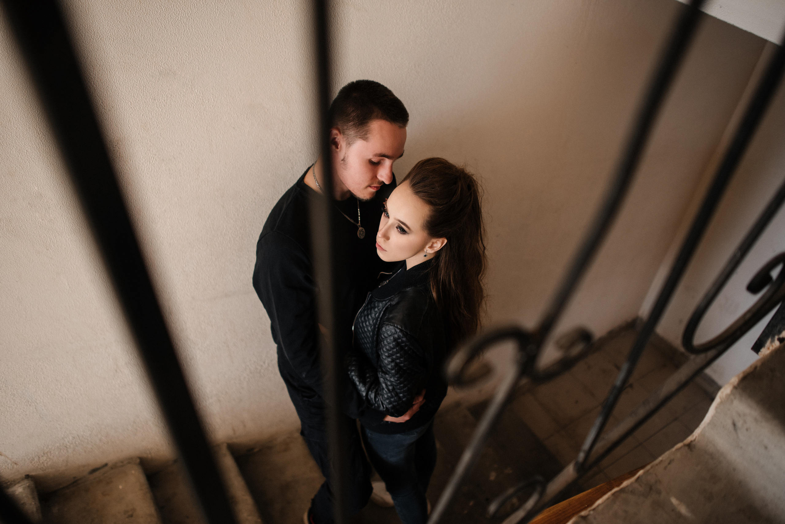 Арина и Влад в дерзком стиле на крыше. Свадебный и портретный фотограф в Липецке Юлия Свит