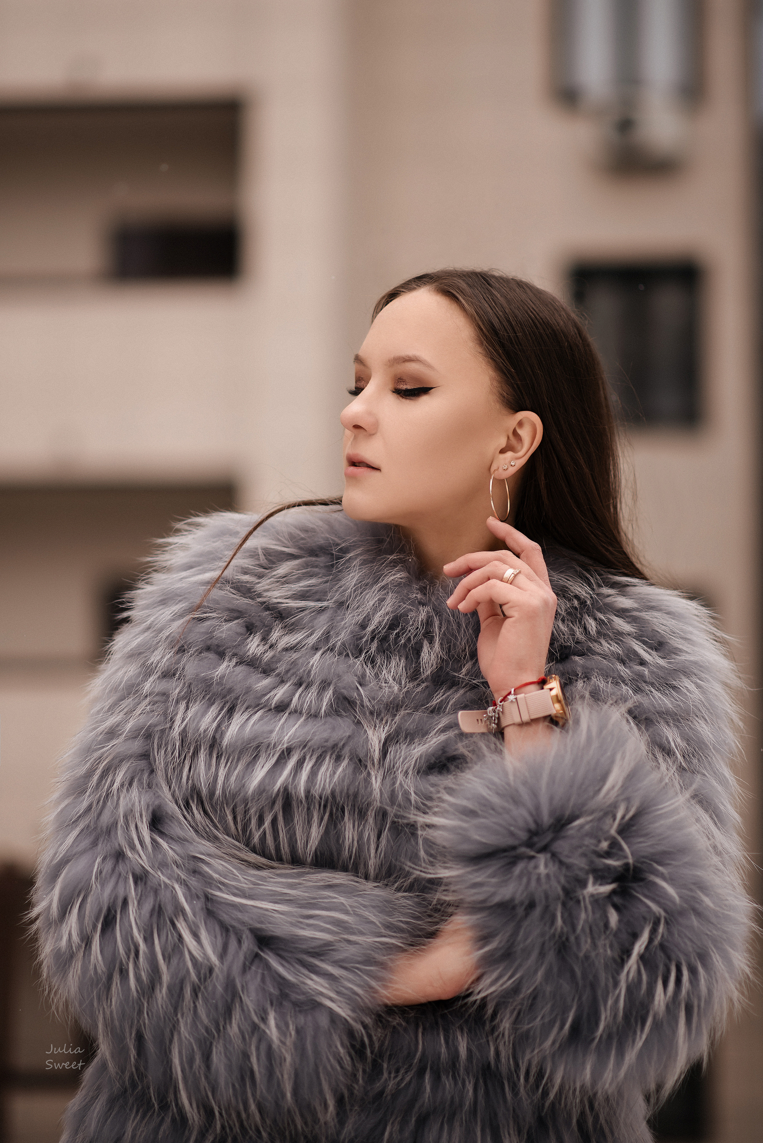 Уличная зимняя съемка для Маши. Свадебный и портретный фотограф в Липецке Юлия Свит