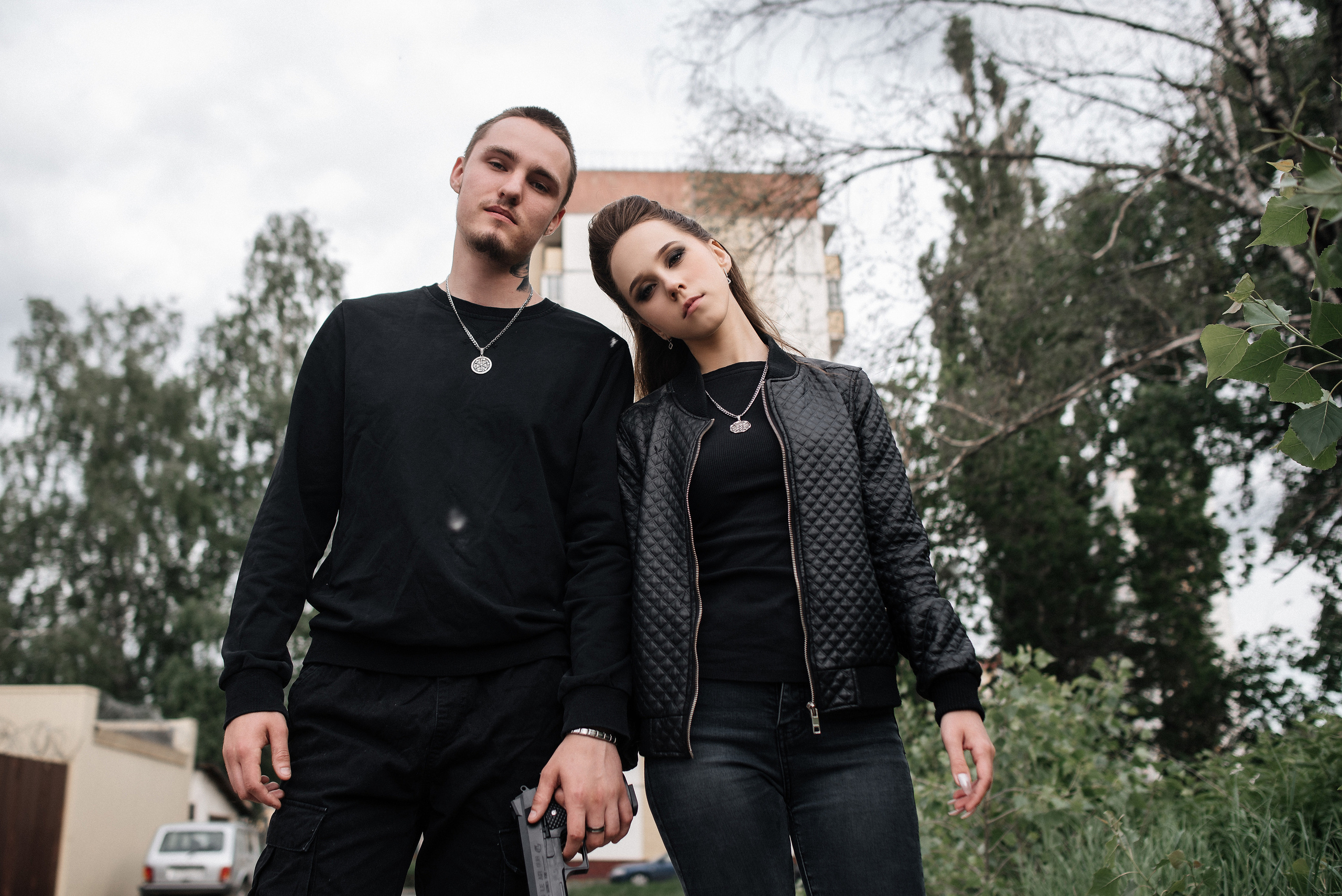 Арина и Влад в дерзком стиле на крыше. Свадебный и портретный фотограф в Липецке Юлия Свит