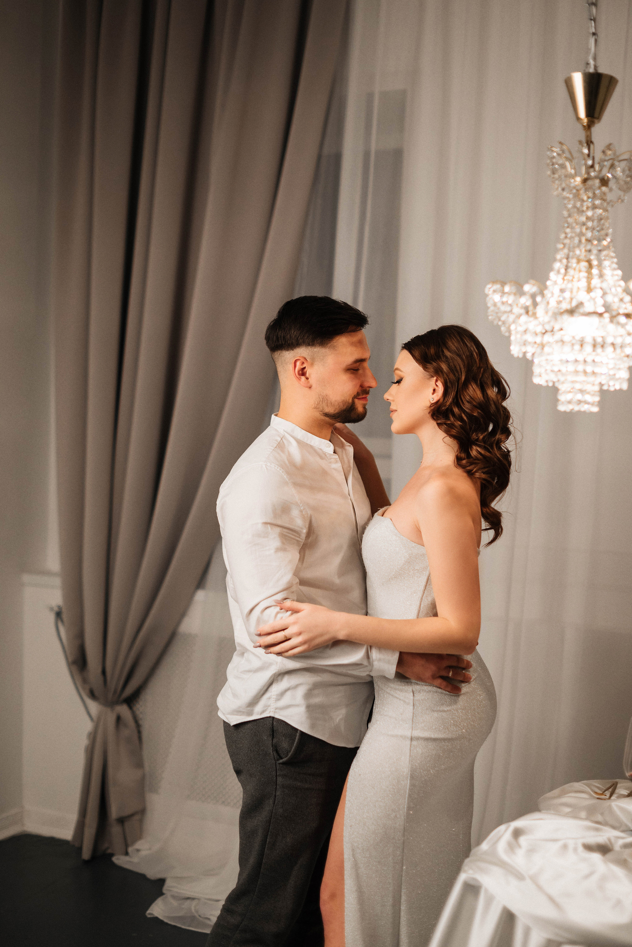 Лиля и Боря в романтичной новогодней съемке. Свадебный и портретный фотограф в Липецке Юлия Свит