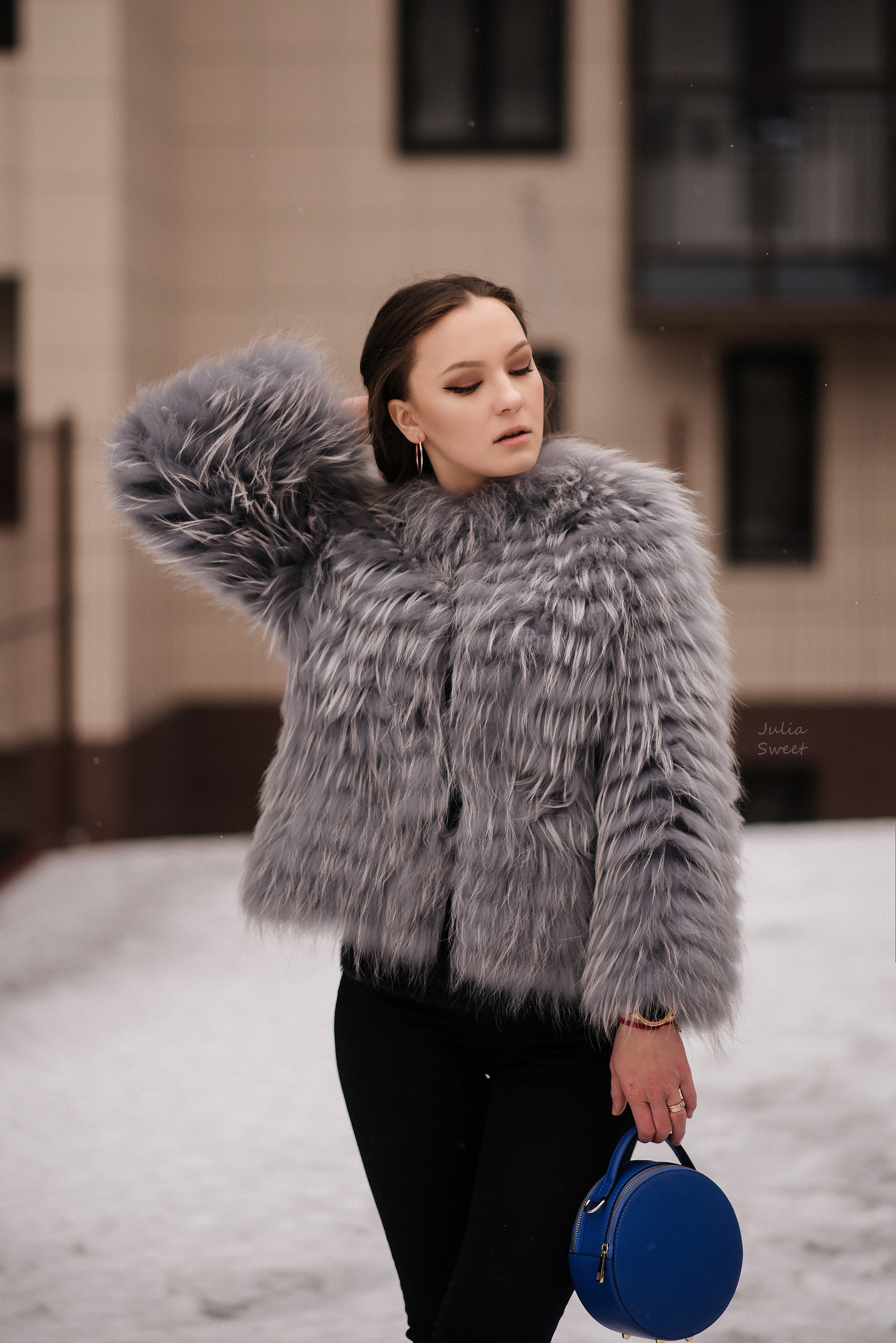 Уличная зимняя съемка для Маши. Свадебный и портретный фотограф в Липецке Юлия Свит