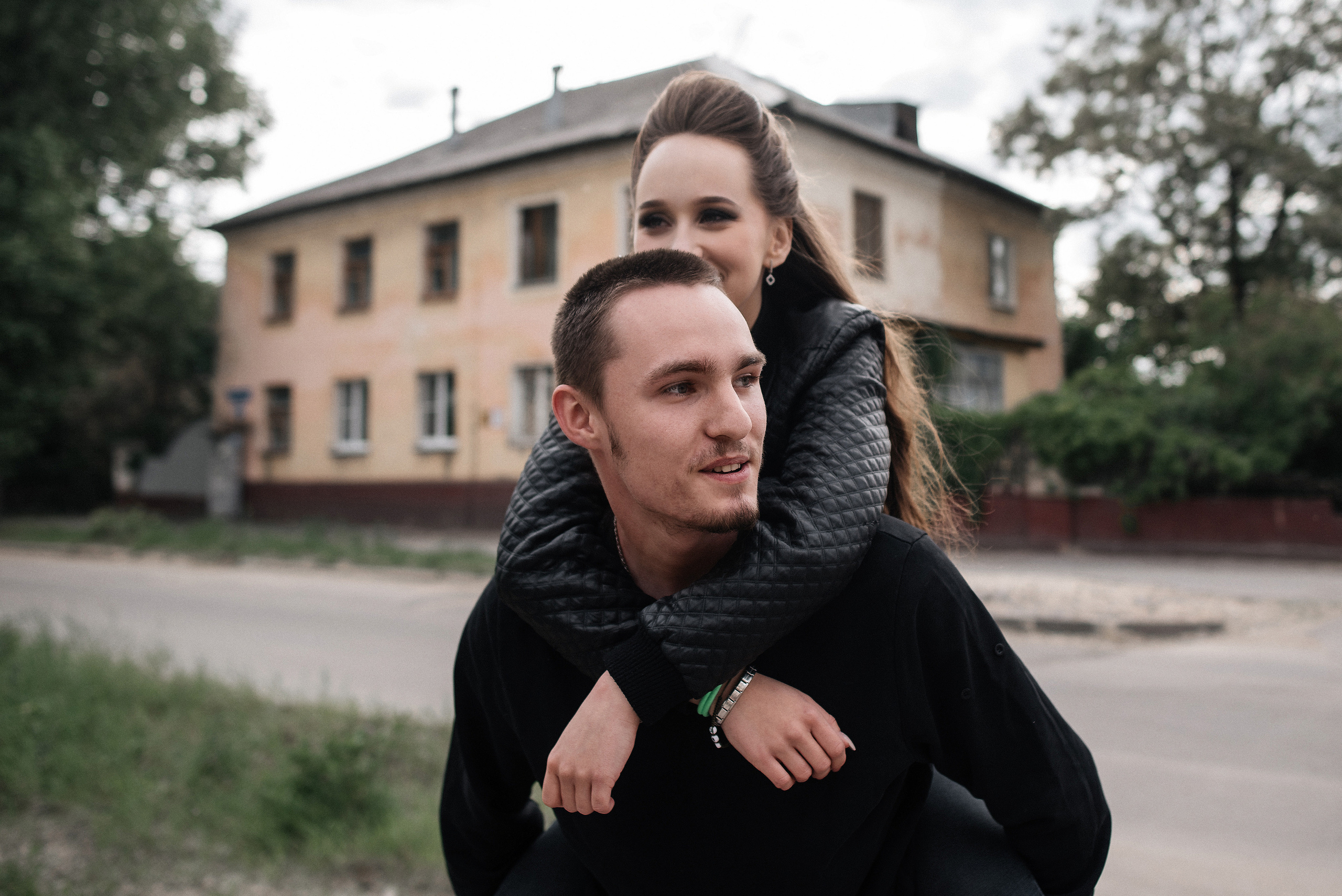 Арина и Влад в дерзком стиле на крыше. Свадебный и портретный фотограф в Липецке Юлия Свит