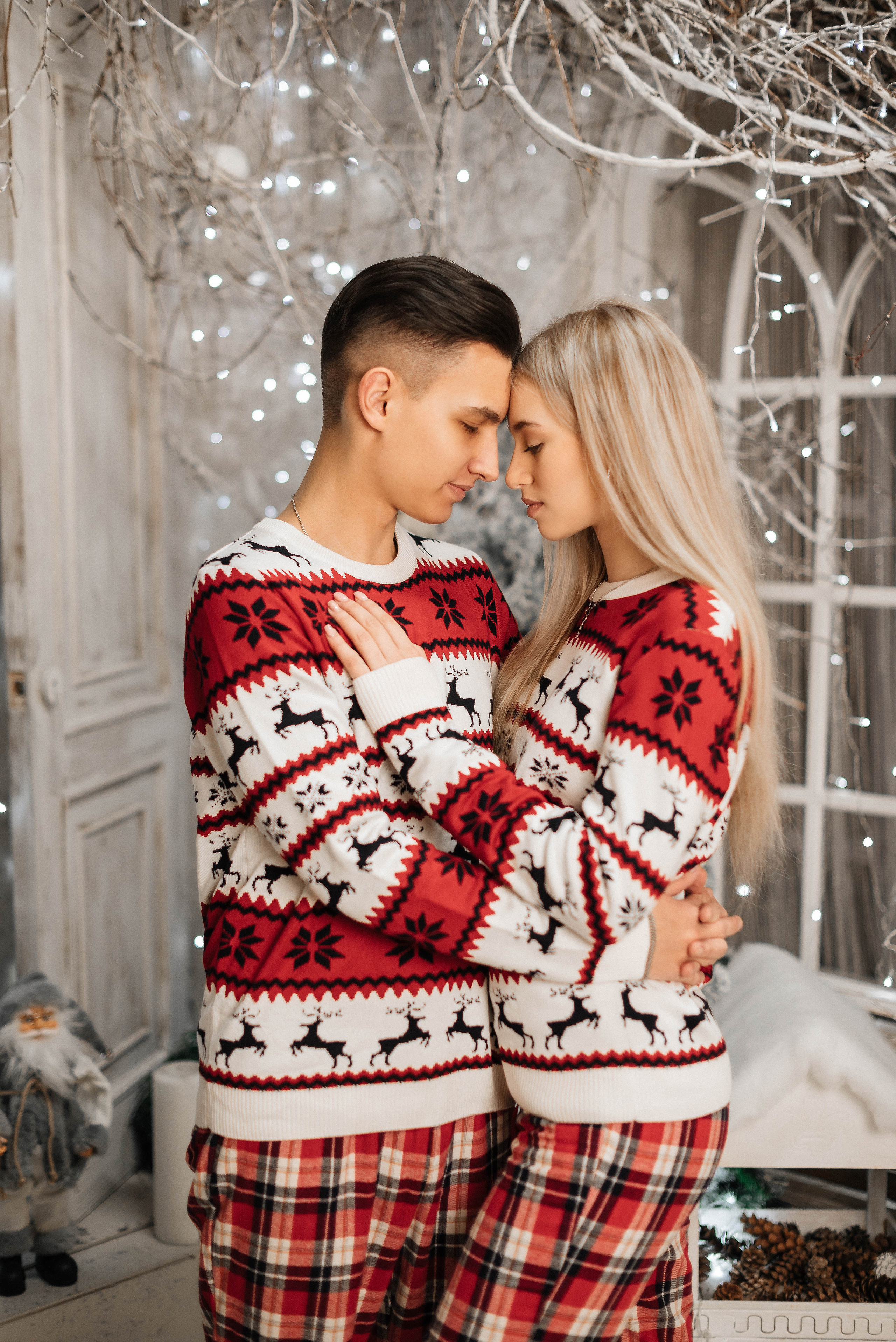 Даша и Саша в двух новогодних образах. Свадебный и портретный фотограф в Липецке Юлия Свит