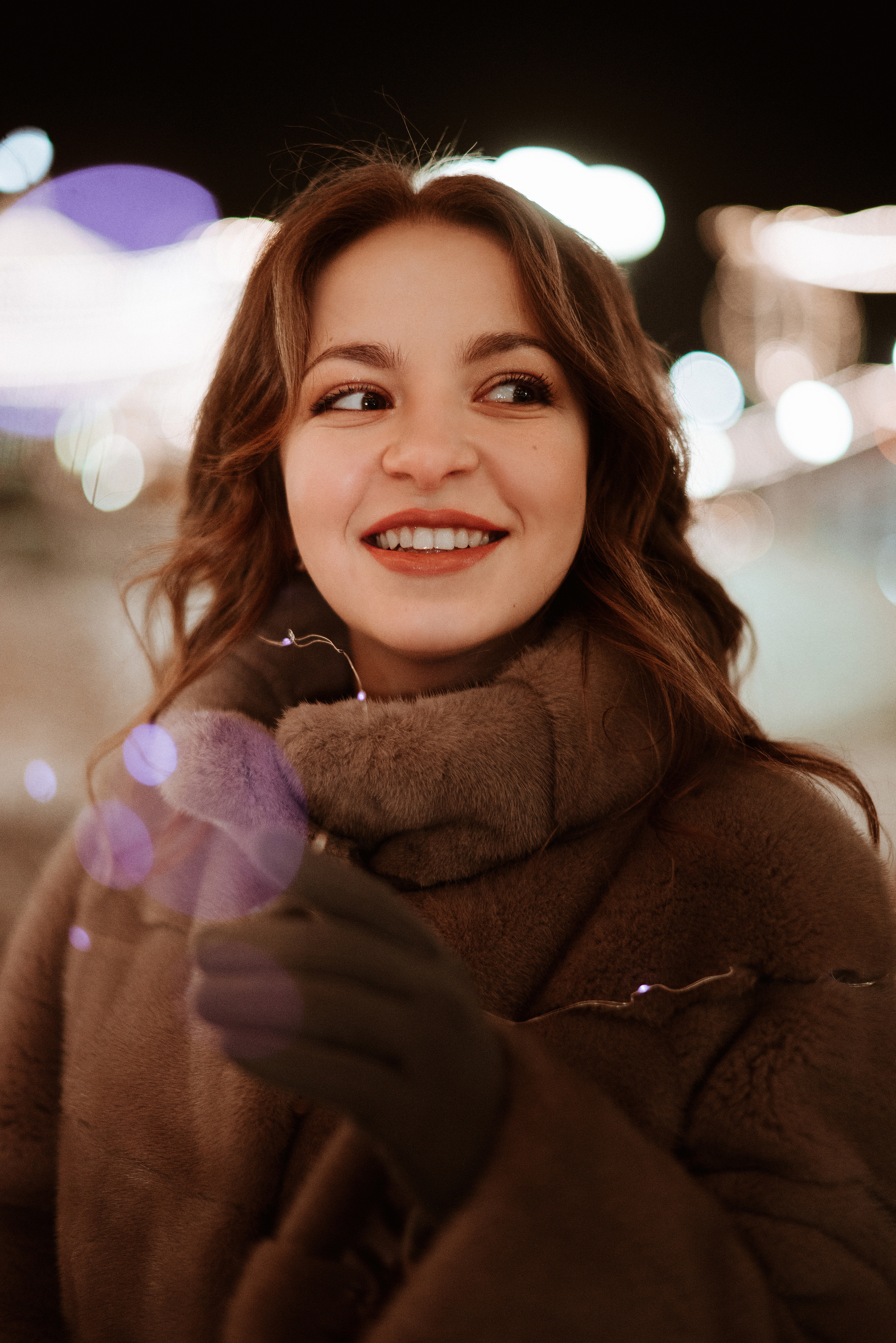 Зимняя вечерняя съемка для Кати. Свадебный и портретный фотограф в Липецке Юлия Свит