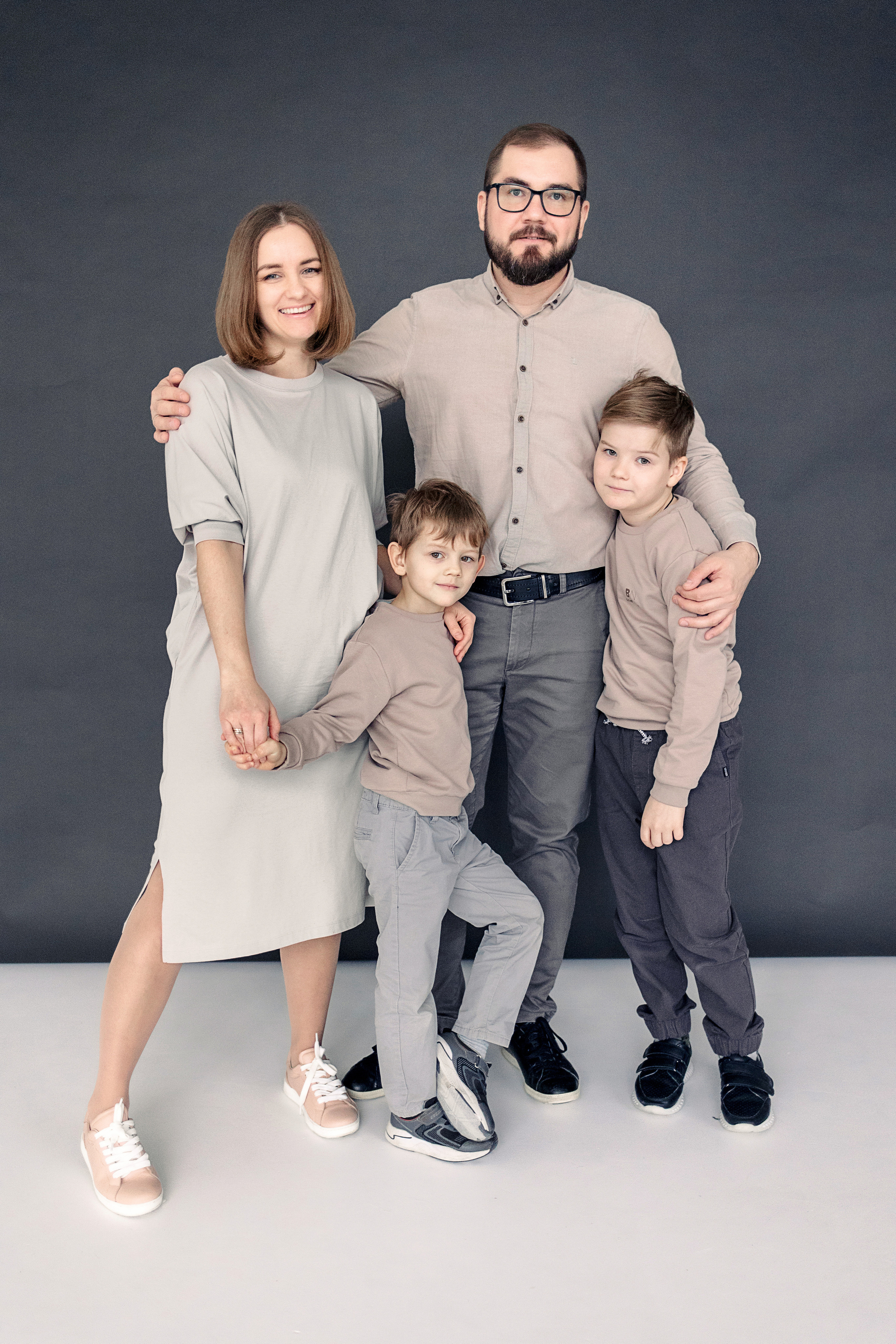 Большая СЕМЬЯ. 2023 год. Семейный и детский фотограф в Пензе Анна Михайлова