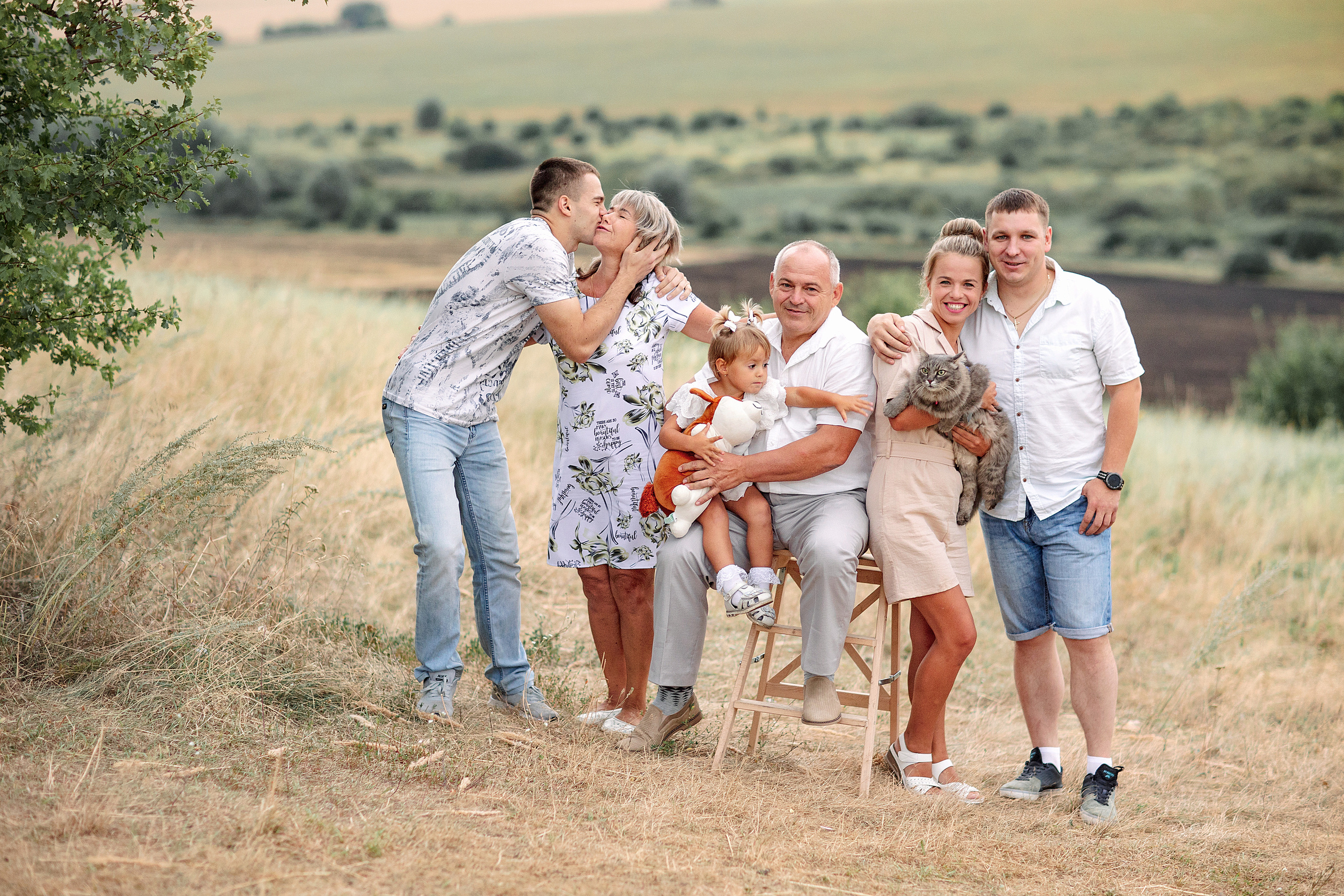 Семейная фотосессия. Лето 2022. Семейный и детский фотограф в Пензе Анна Михайлова