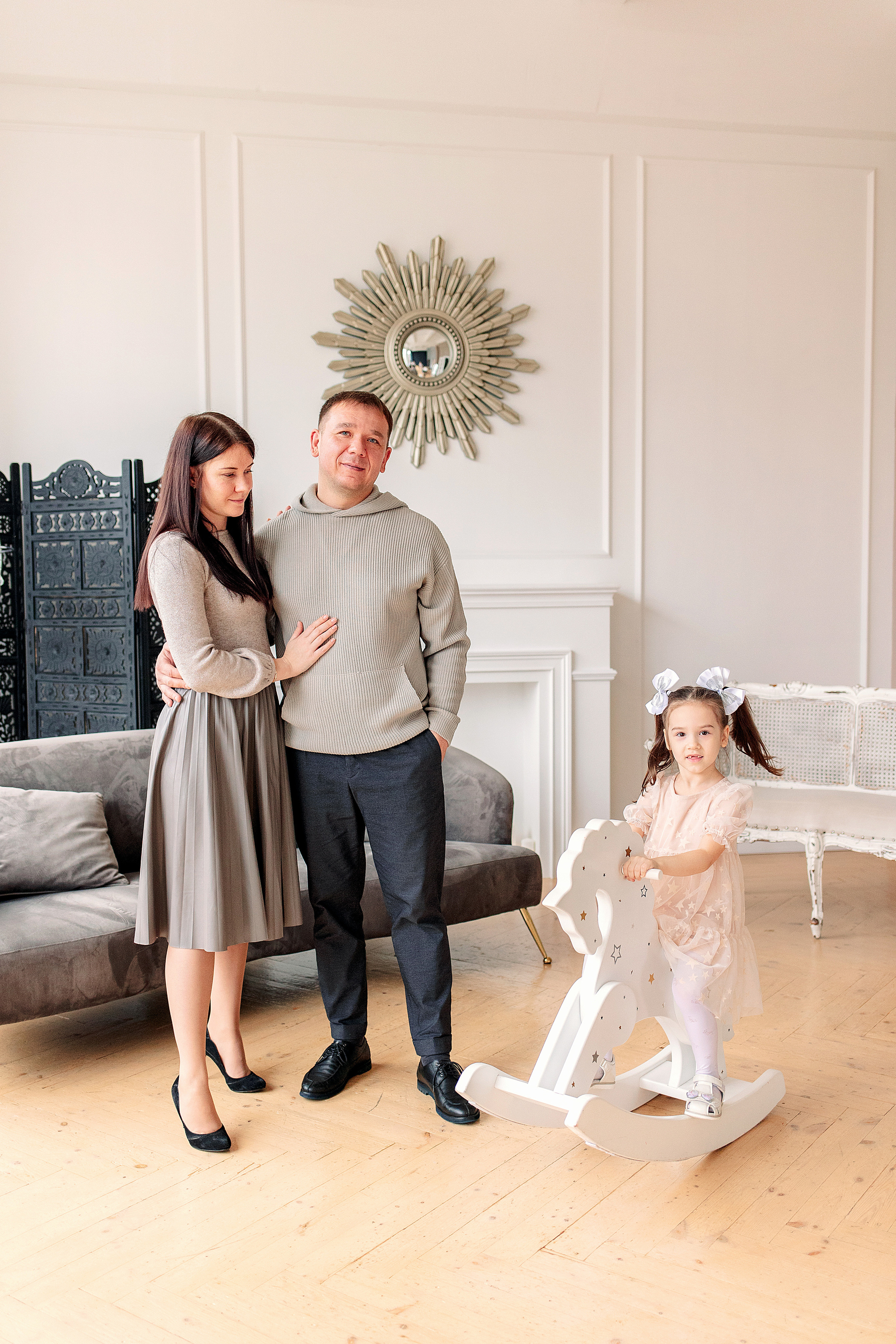 Большая семья. Съемка в студии. Семейный и детский фотограф в Пензе Анна Михайлова