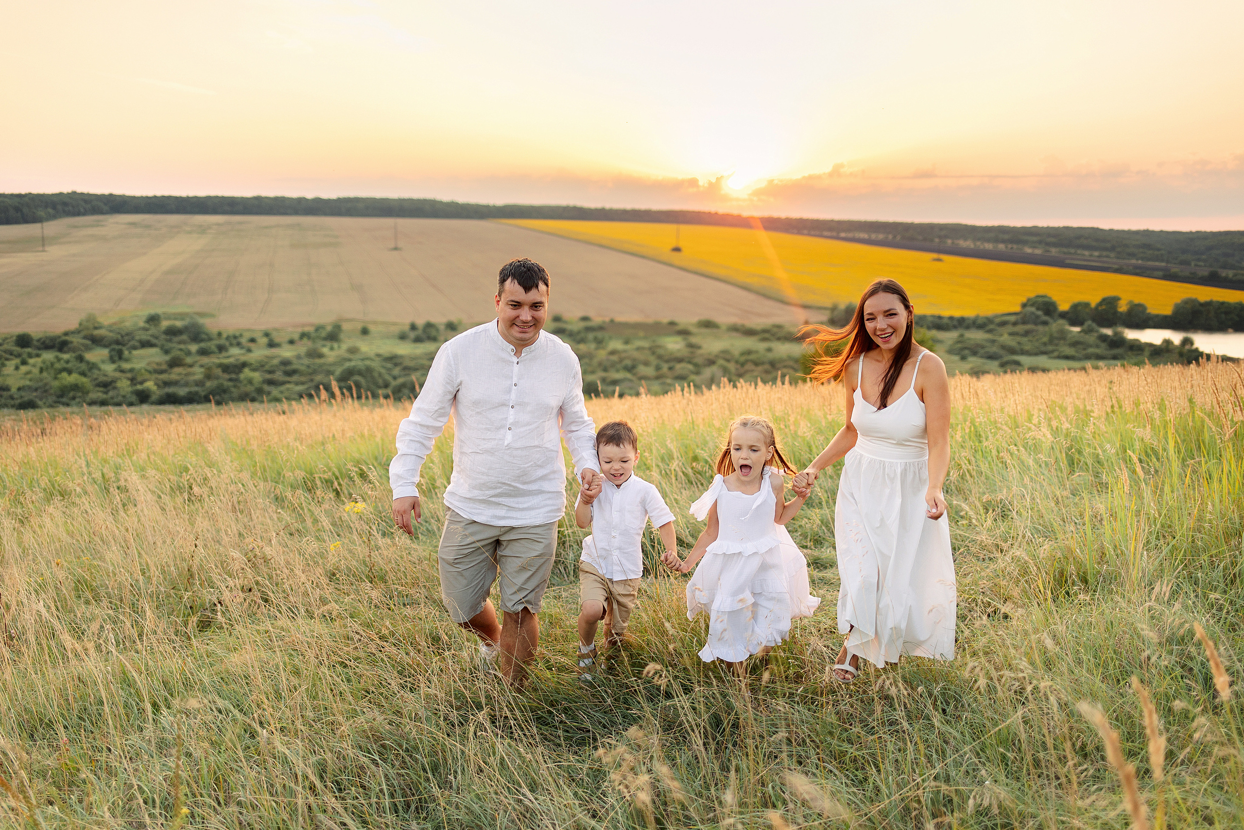 Семейная фотосессия. Лето 2022. Семейный и детский фотограф в Пензе Анна Михайлова