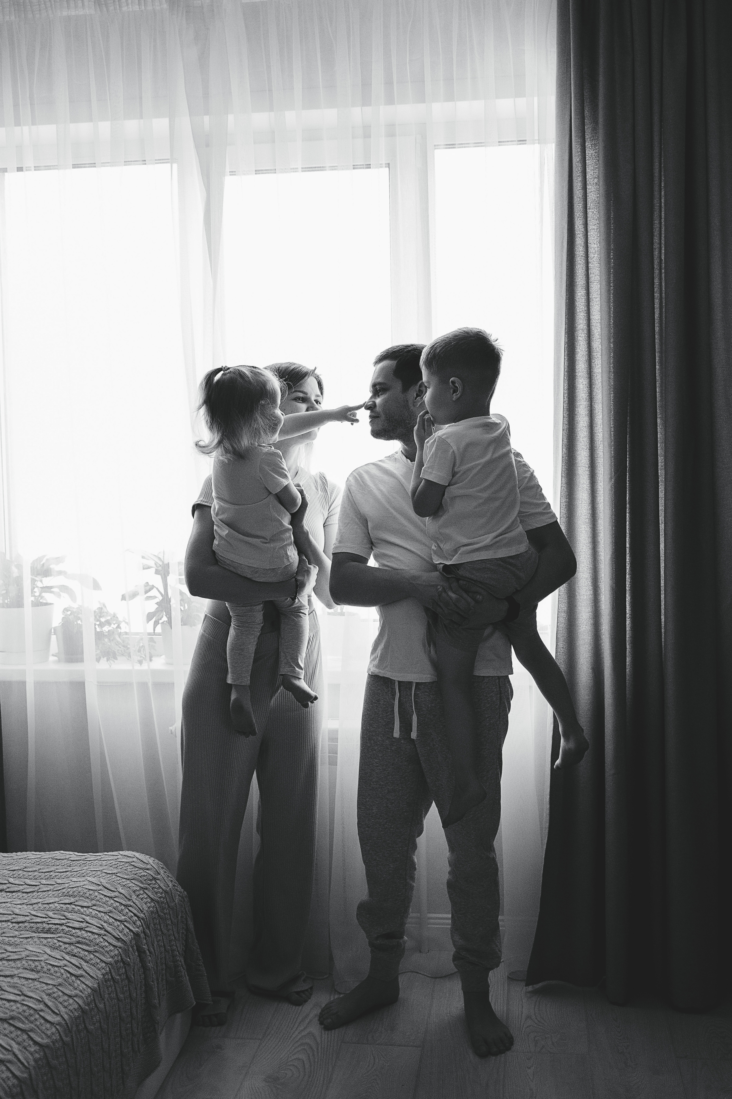 Новогодняя домашняя фотосессия. 2022 год. Семейный и детский фотограф в Пензе Анна Михайлова