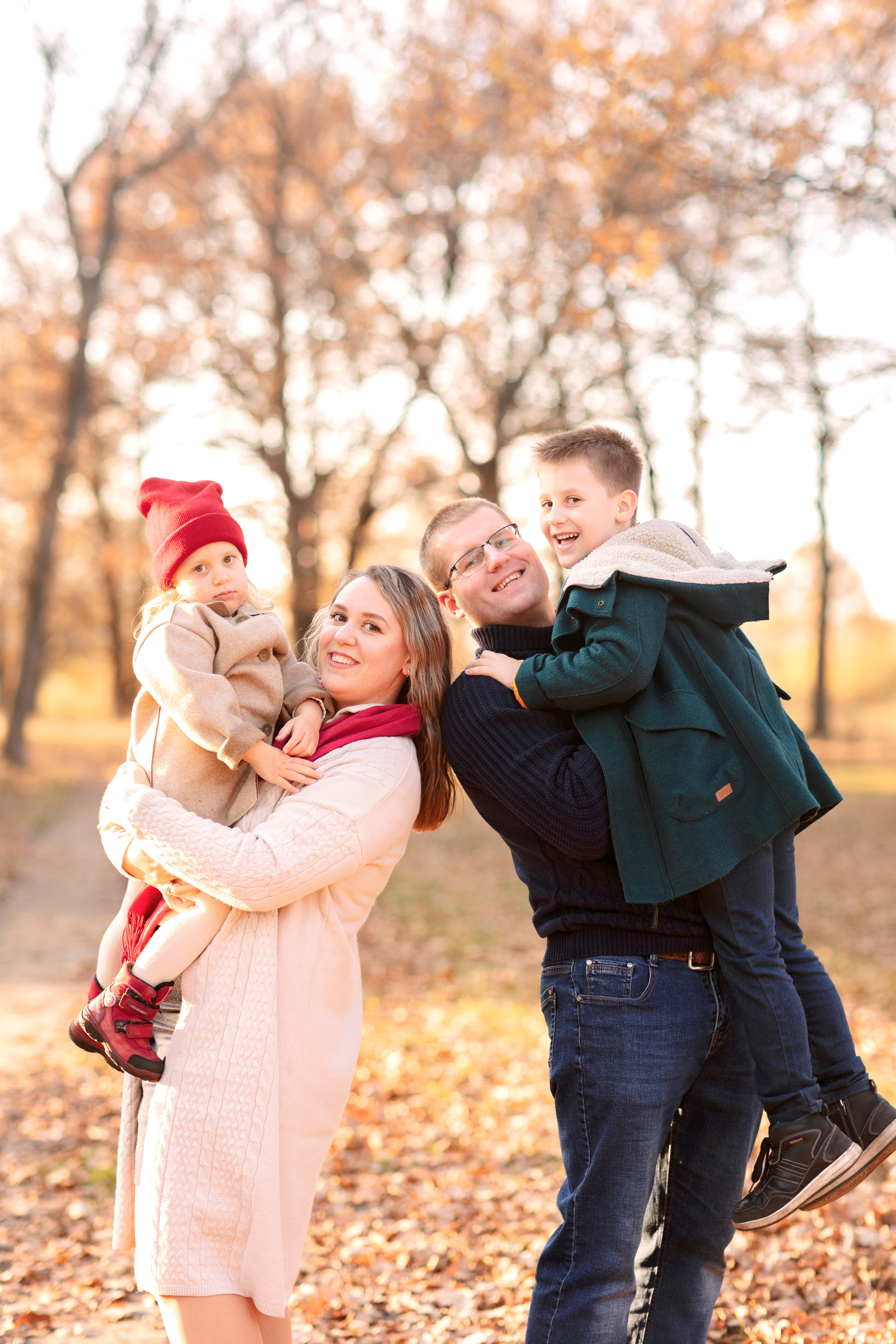 Съемка большой семьи. Осень 2022. Семейный и детский фотограф в Пензе Анна Михайлова