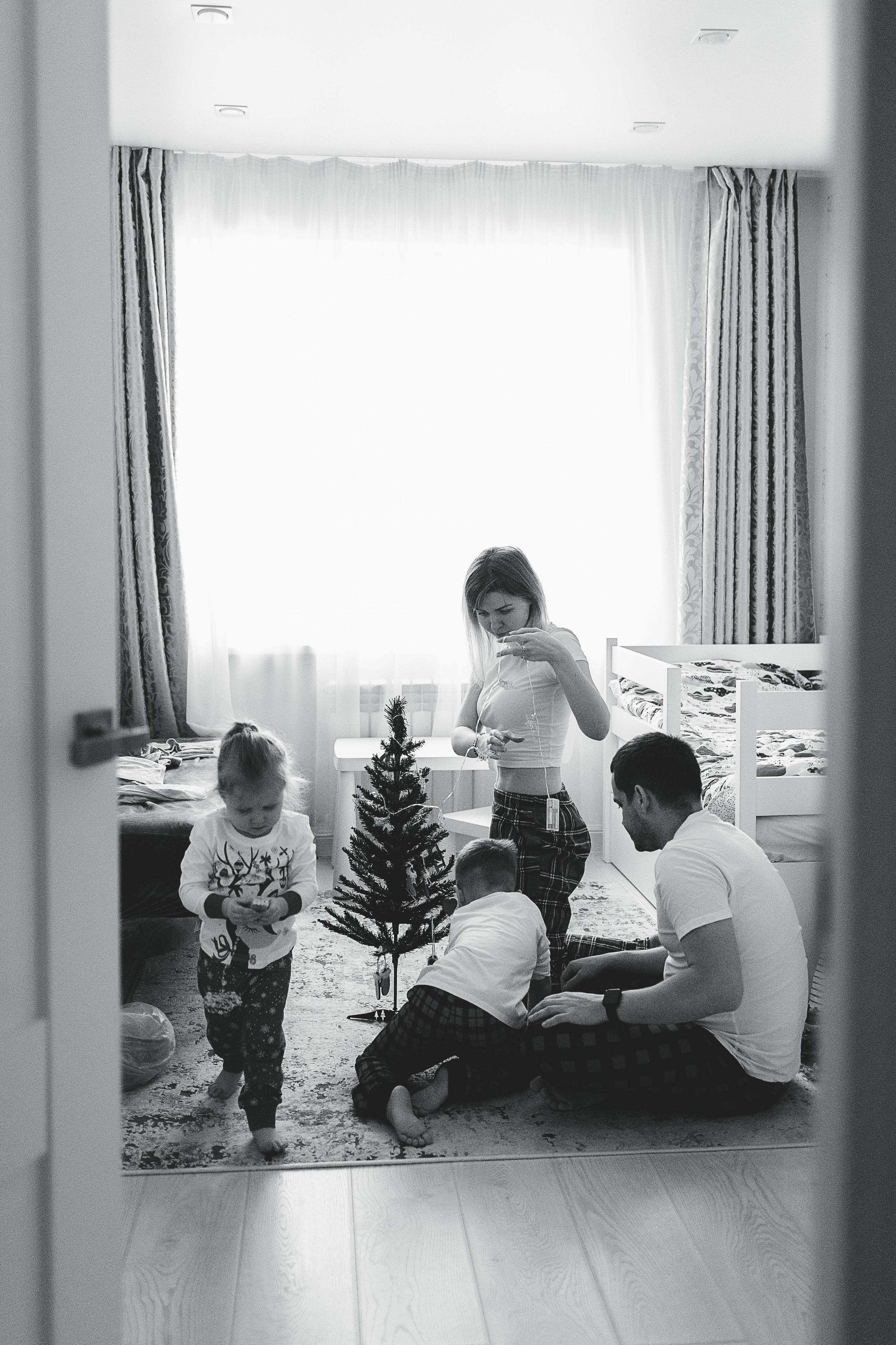 Новогодняя домашняя фотосессия. 2022 год. Семейный и детский фотограф в Пензе Анна Михайлова