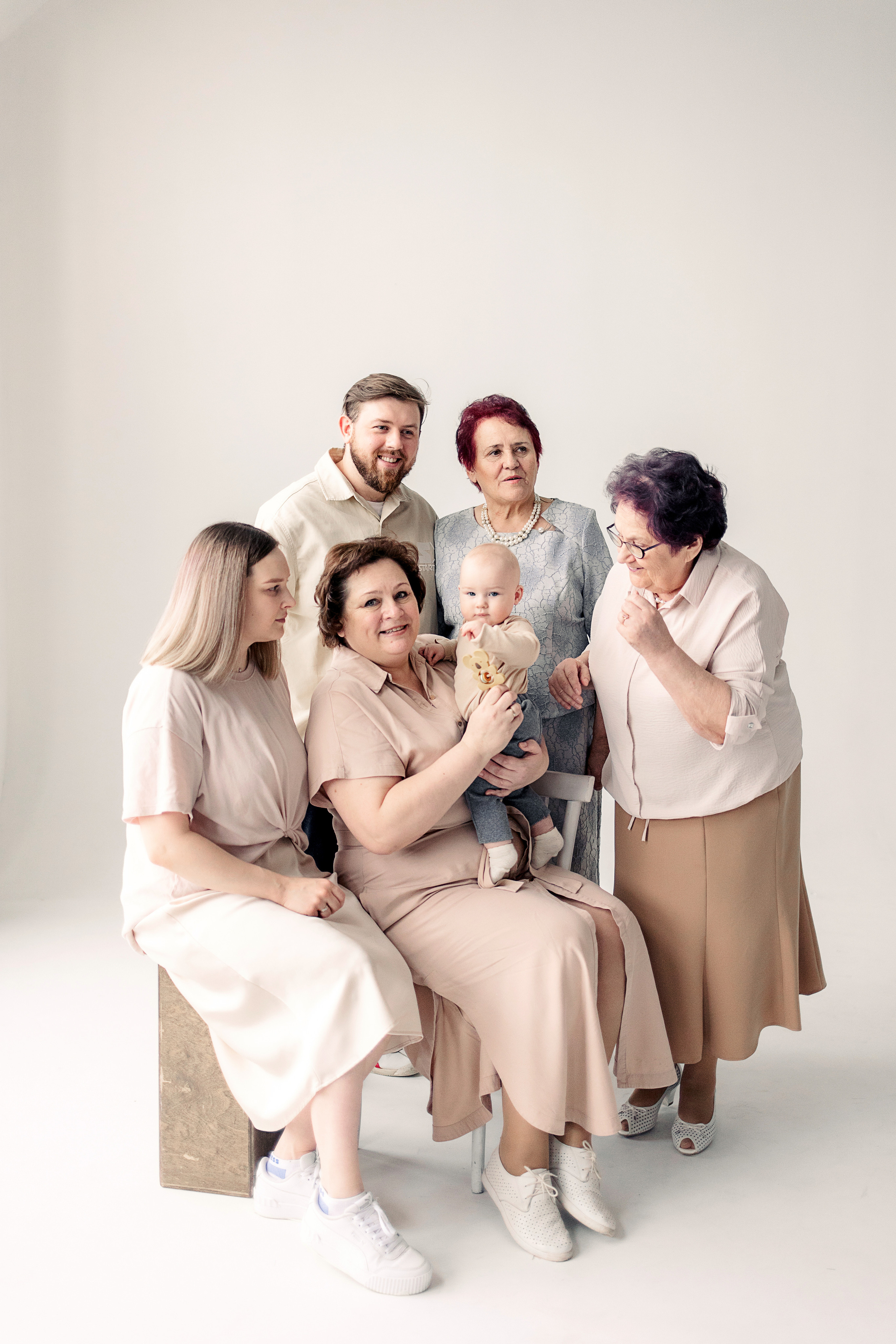 Большая СЕМЬЯ. 2023 год. Семейный и детский фотограф в Пензе Анна Михайлова