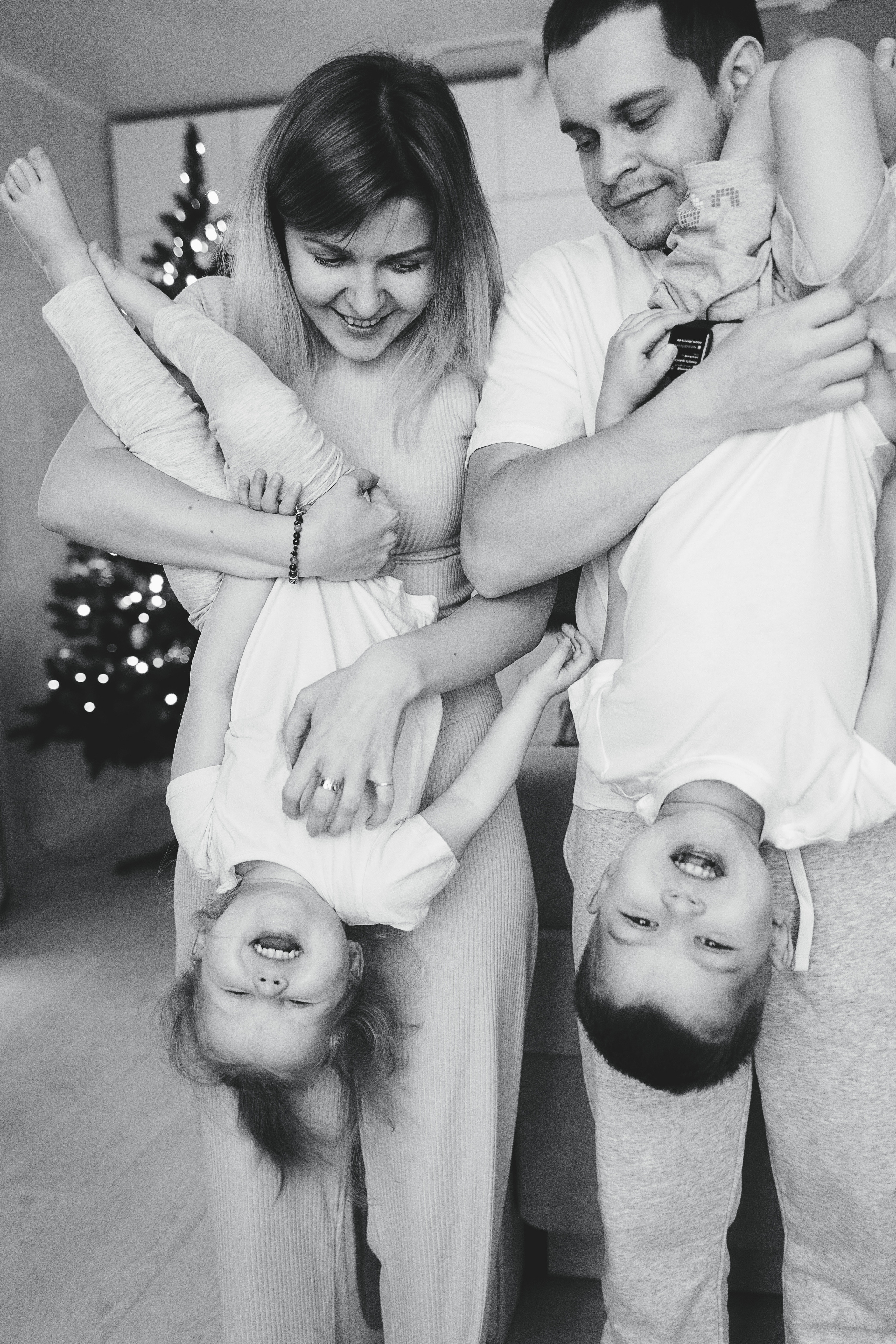 Новогодняя домашняя фотосессия. 2022 год. Семейный и детский фотограф в Пензе Анна Михайлова