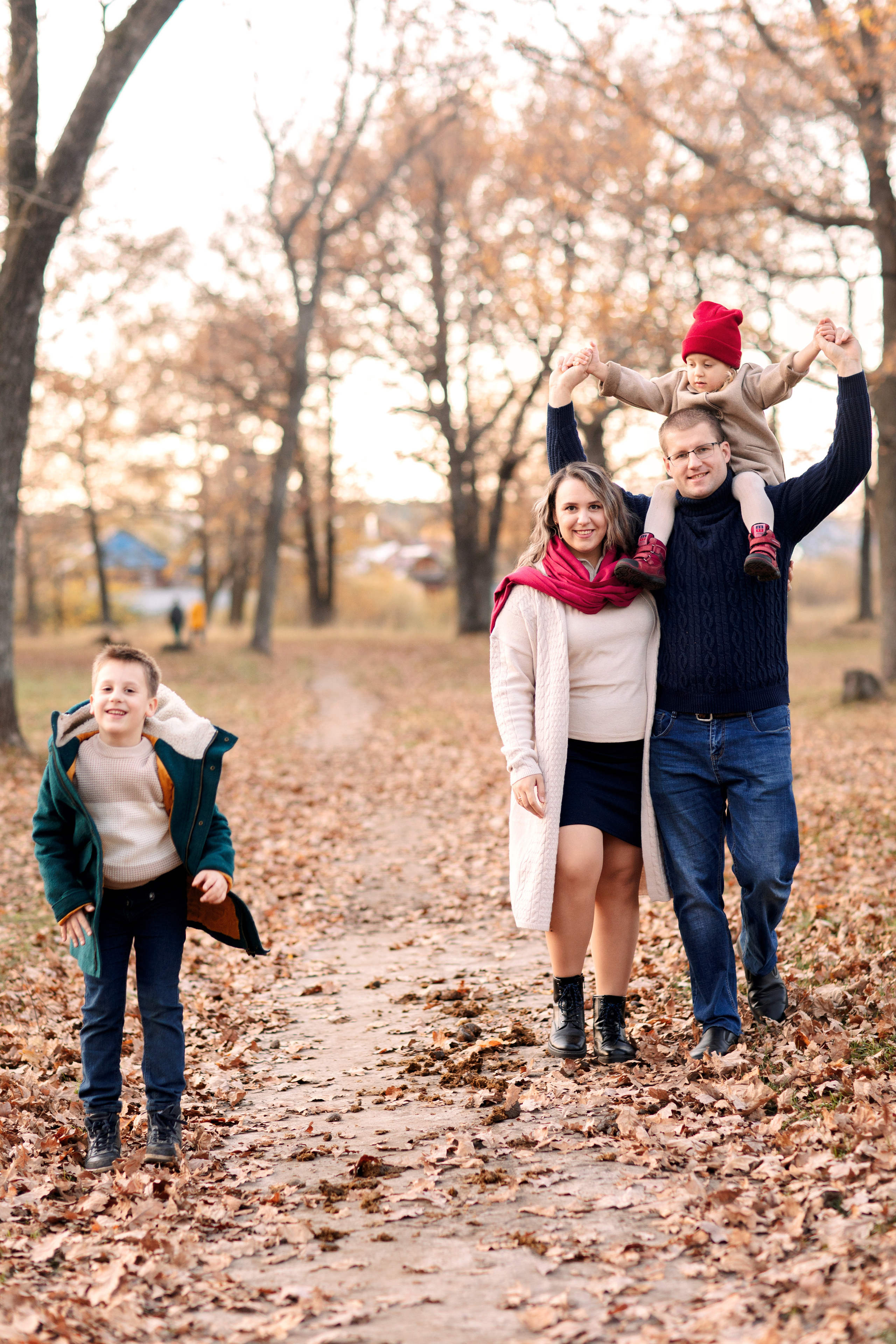 Съемка большой семьи. Осень 2022. Семейный и детский фотограф в Пензе Анна Михайлова