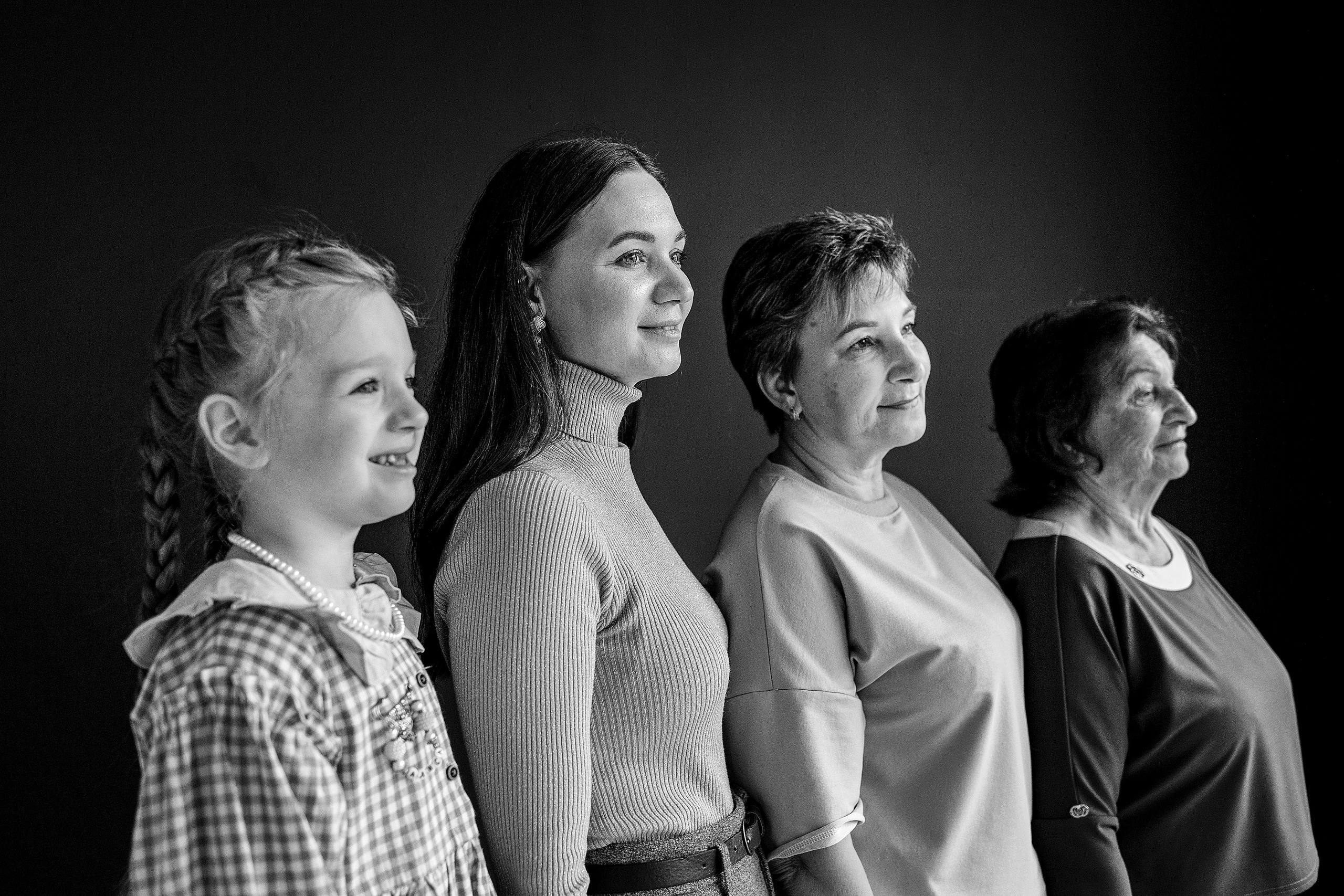 Большая семья. Съемка в студии. Семейный и детский фотограф в Пензе Анна Михайлова