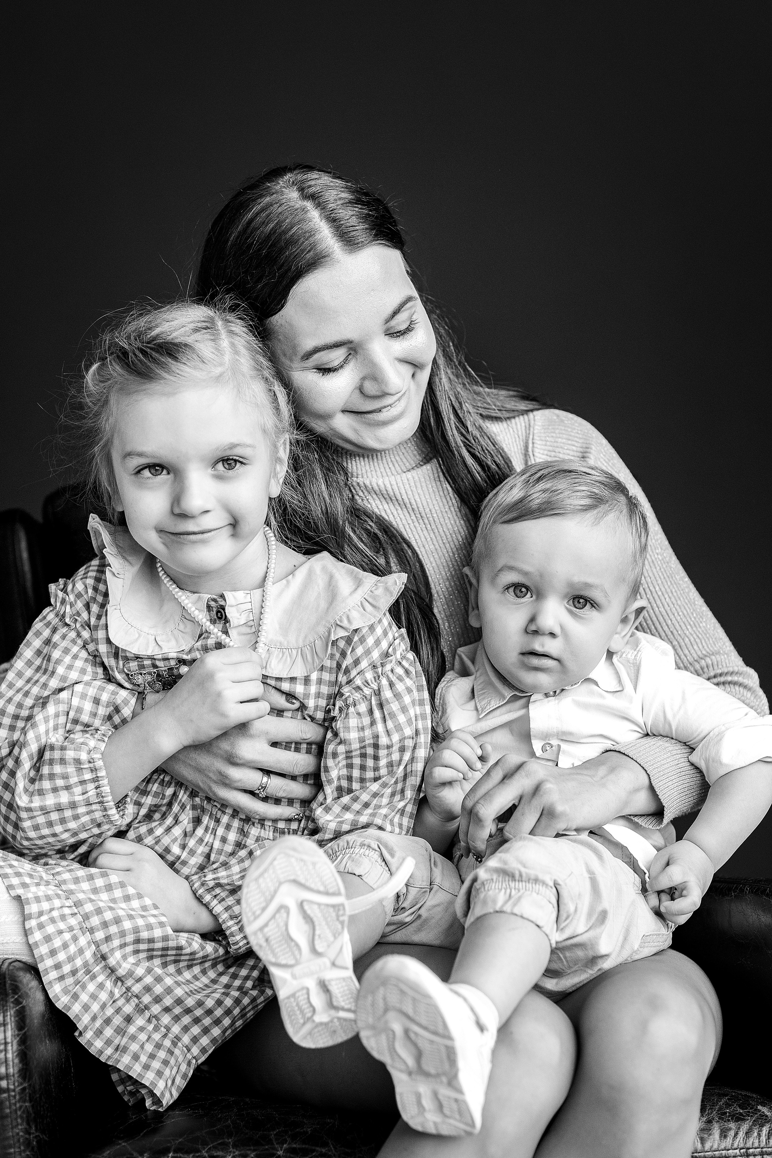 Большая семья. Съемка в студии. Семейный и детский фотограф в Пензе Анна Михайлова