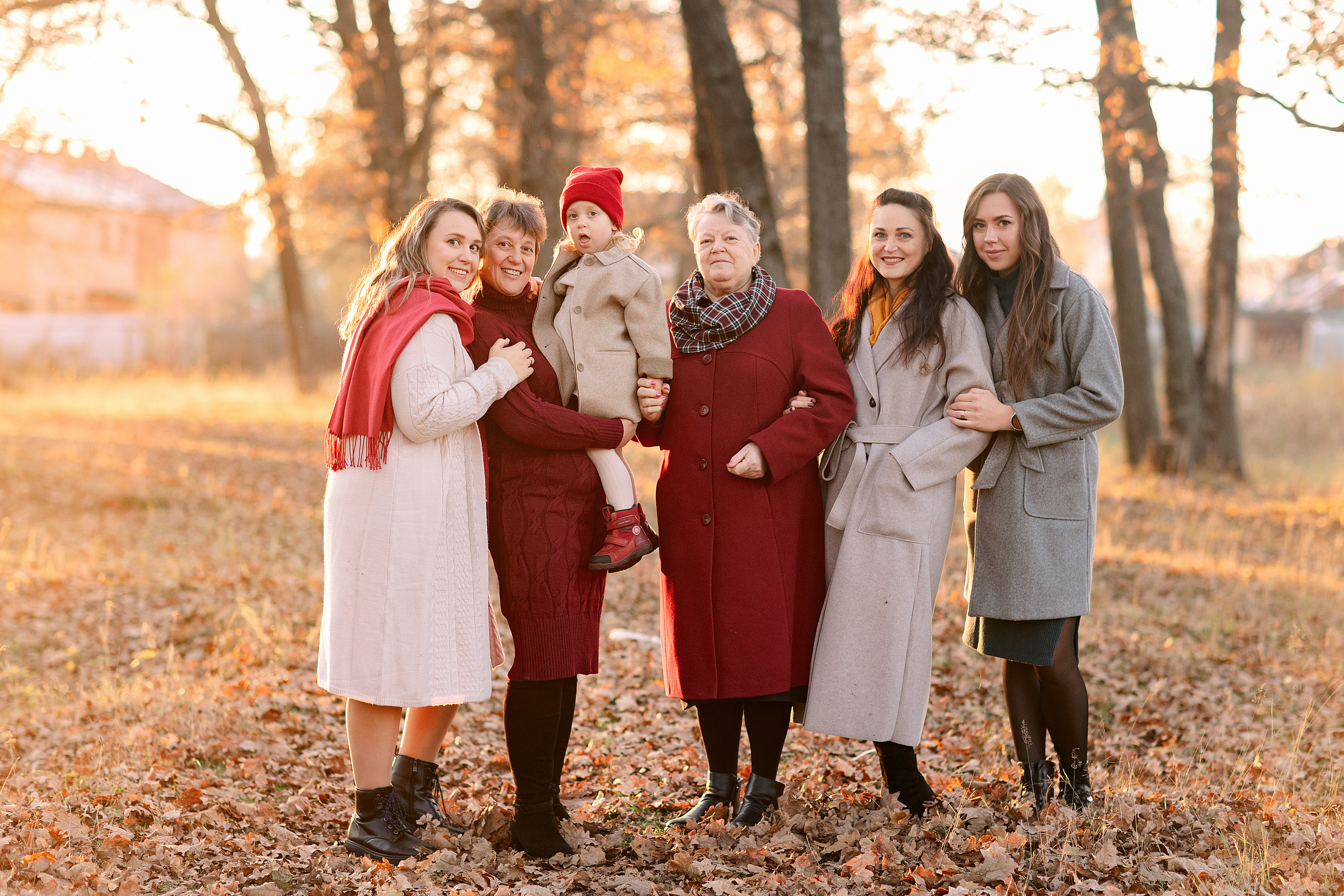 Съемка большой семьи. Осень 2022. Семейный и детский фотограф в Пензе Анна Михайлова