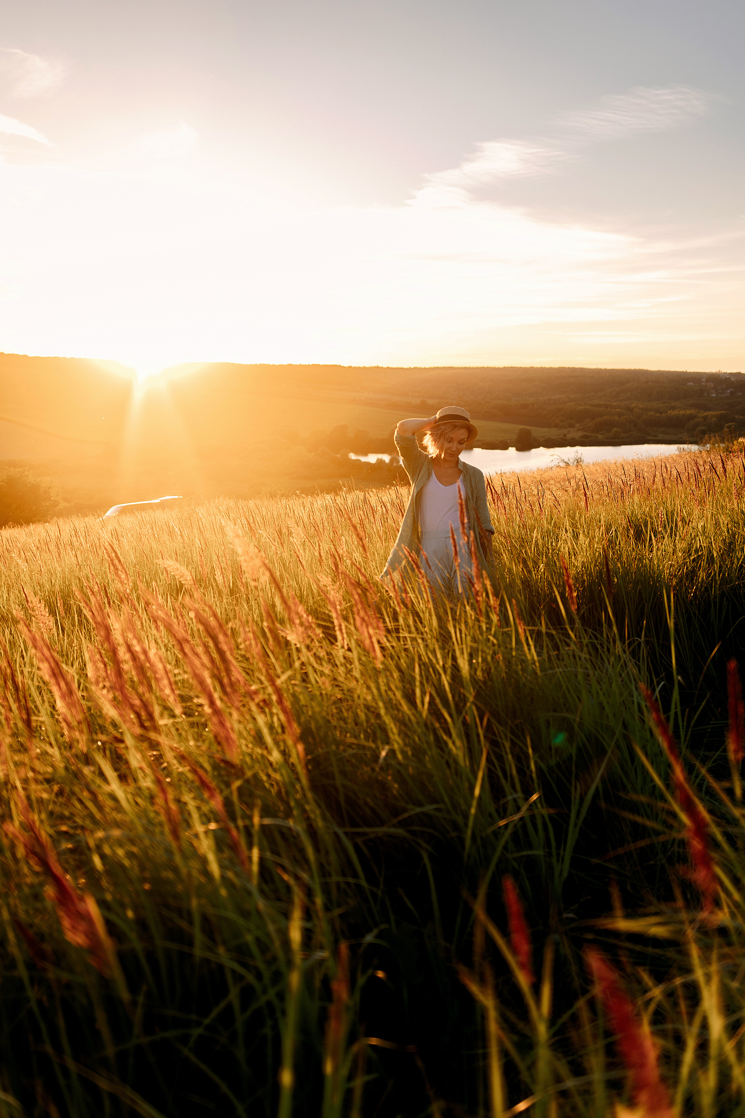 Семейная фотосессия в колосьях. Лето 2022. Семейный и детский фотограф в Пензе Анна Михайлова