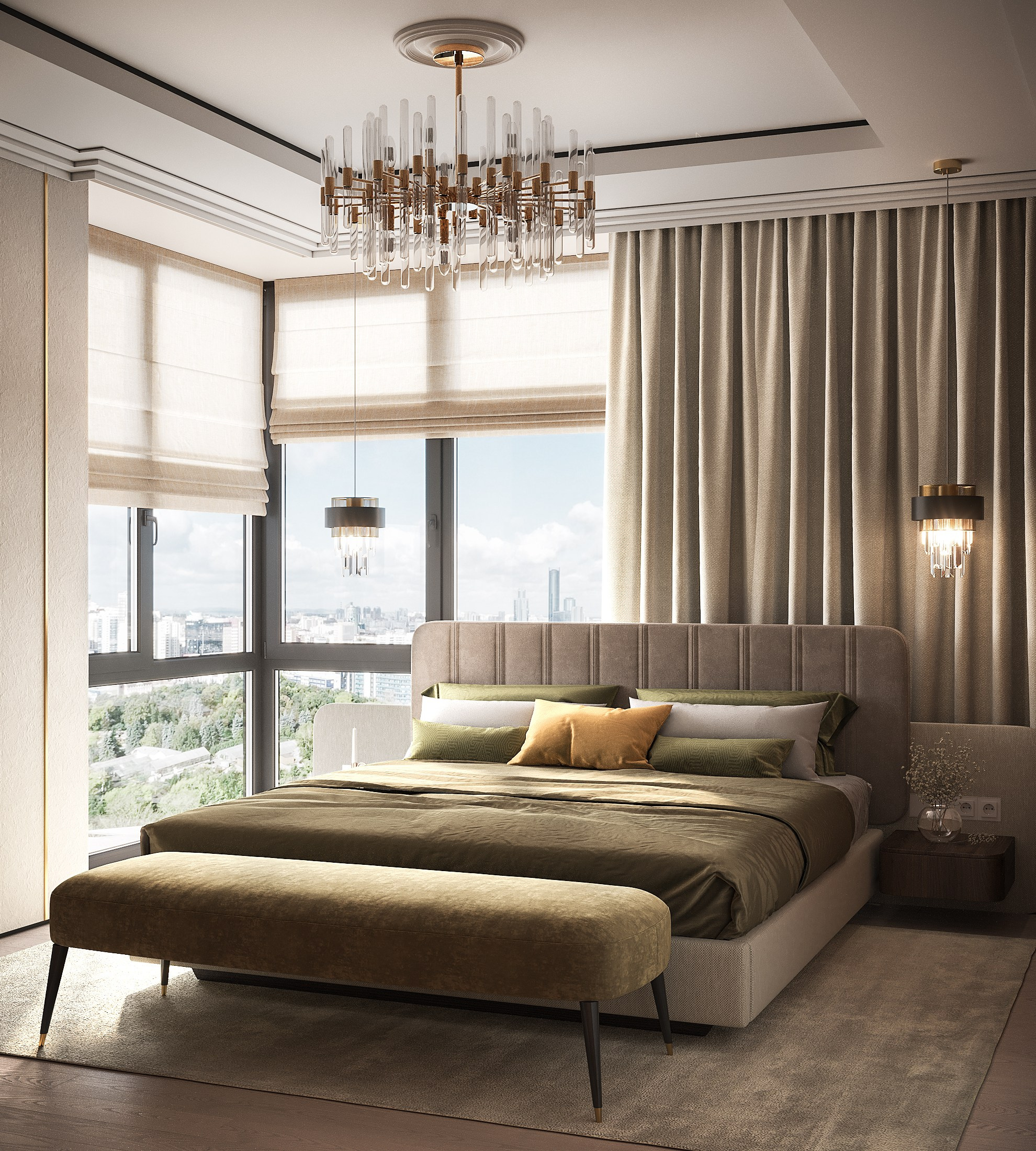 Проект Волгоградский 209 м². Студия 3D визуализации