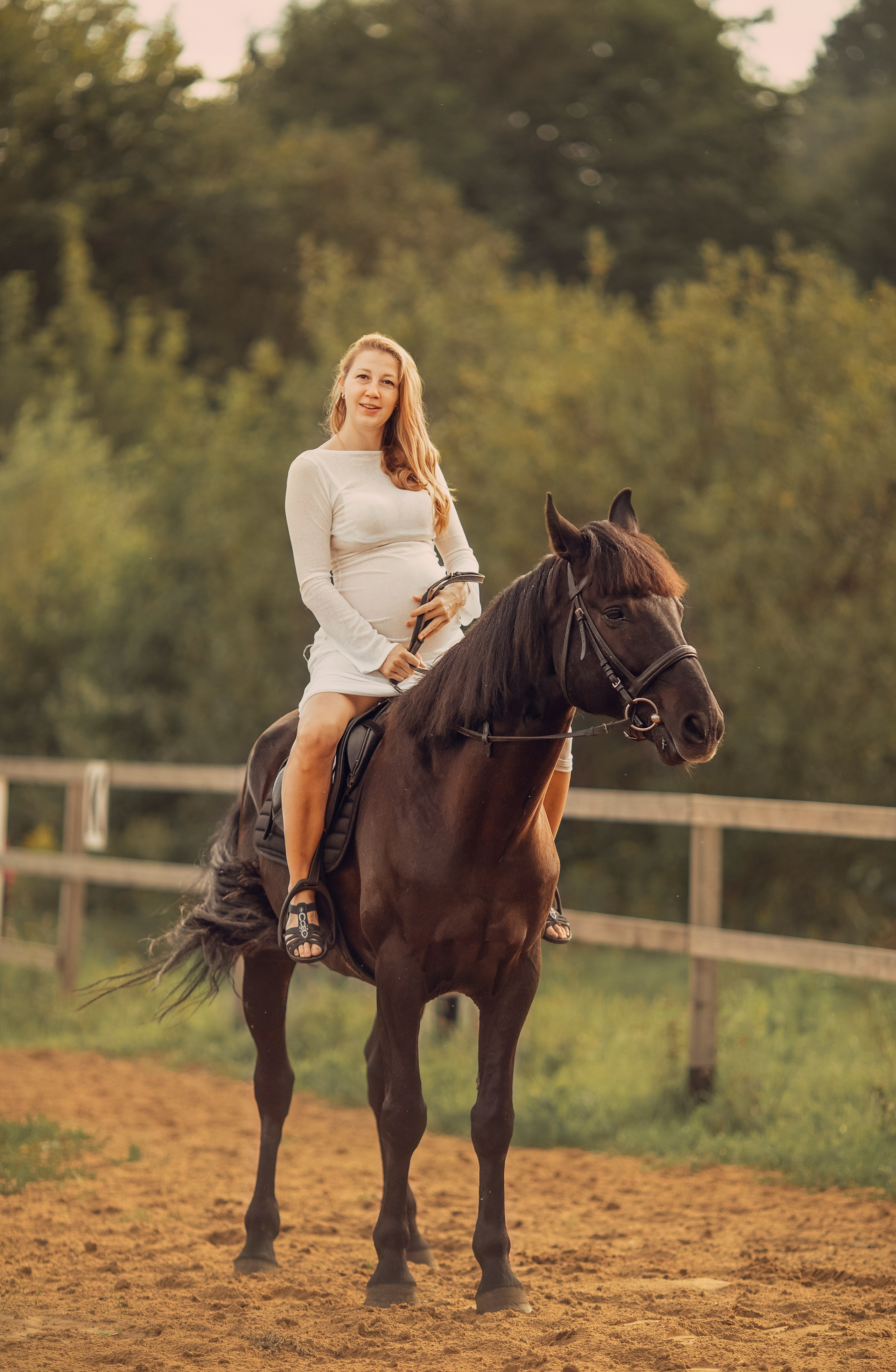 Съемки с лошадьми. Семейный фотограф Москва и область Дербунова Елена