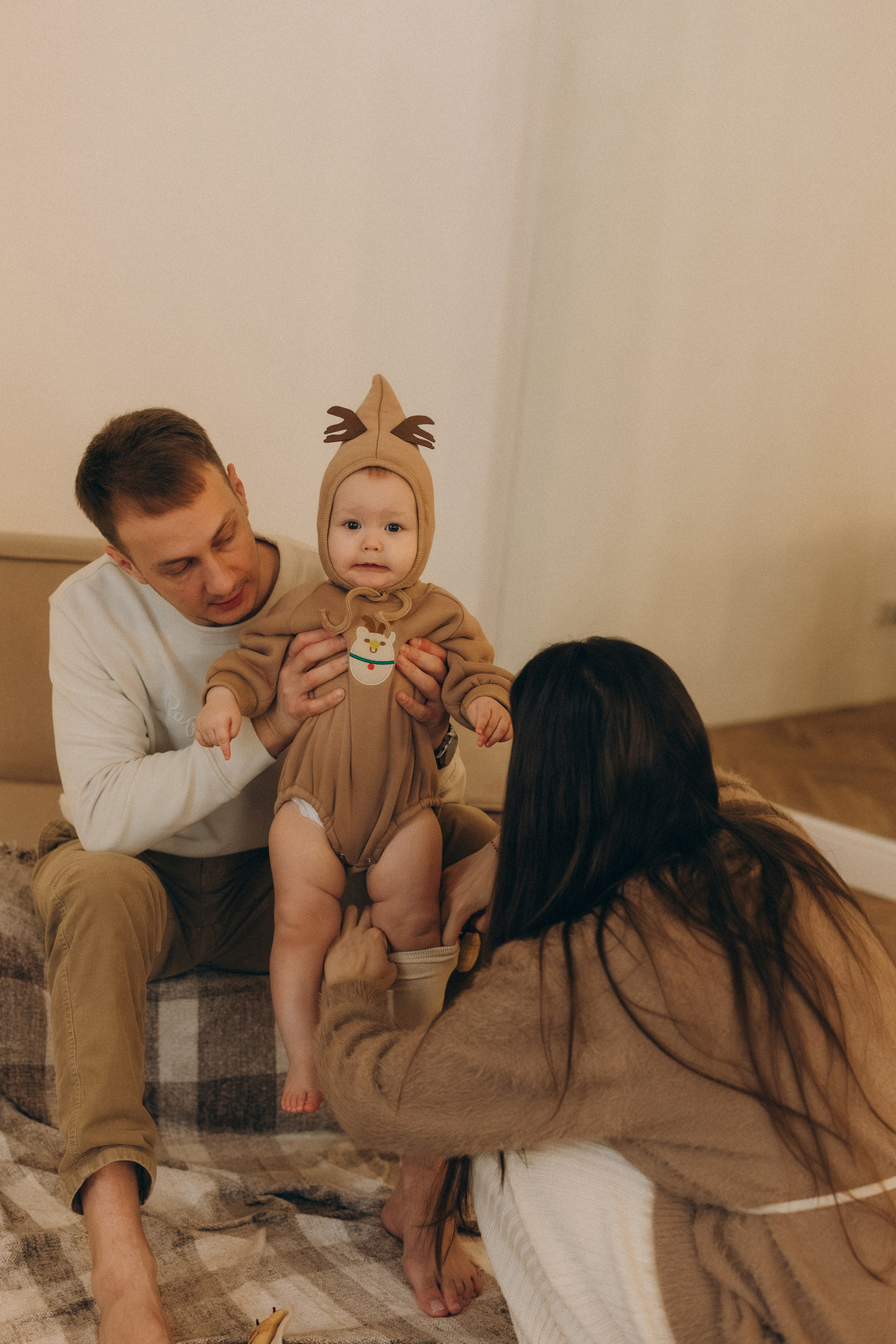 Семейная новогодняя фотосессия. Фотограф Москва Виктория-Антуанетта