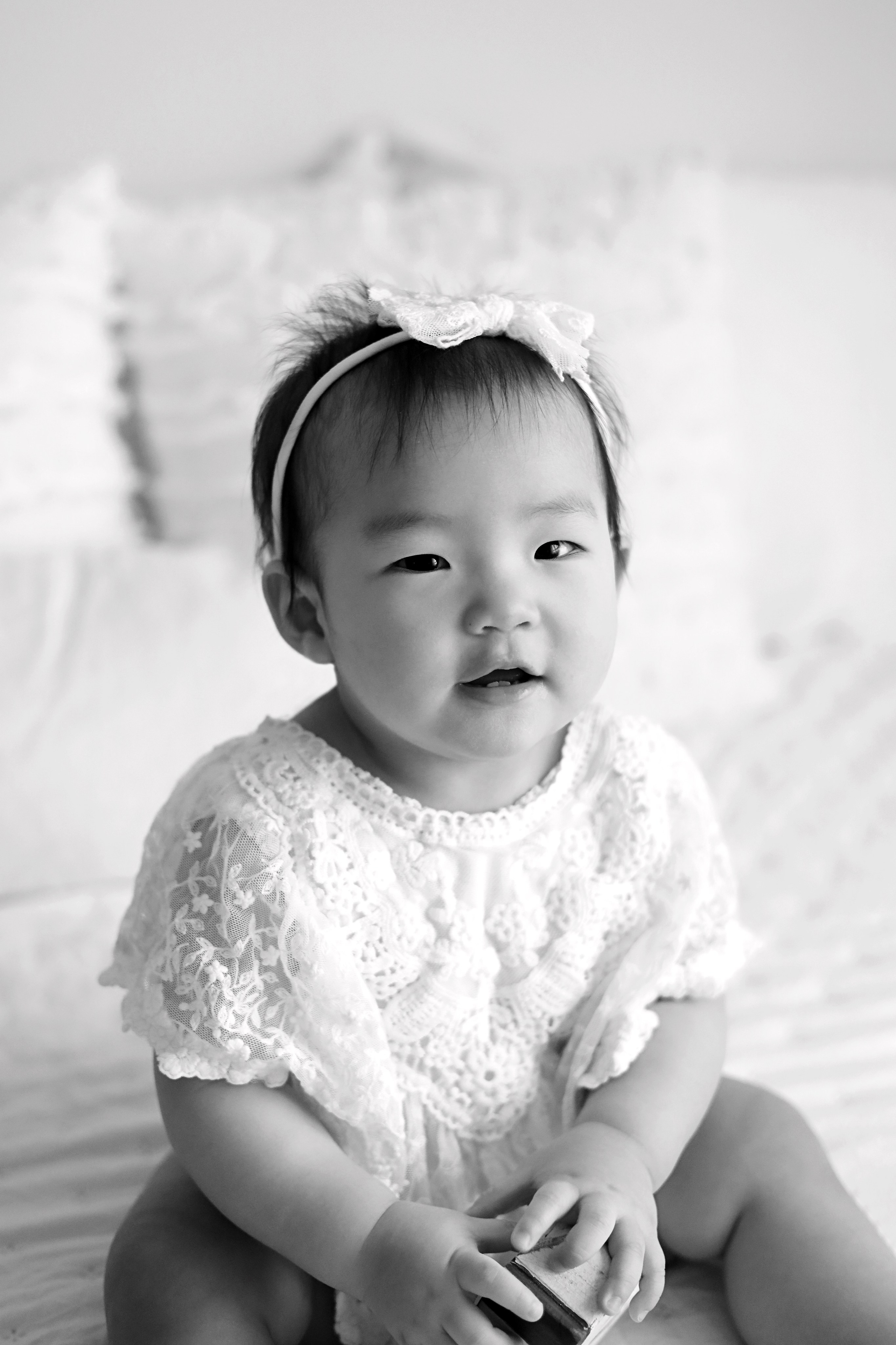 Фотосъемка одного годика Валерии. Фотограф новорожденных Москва. Ньюборн фотограф Москва