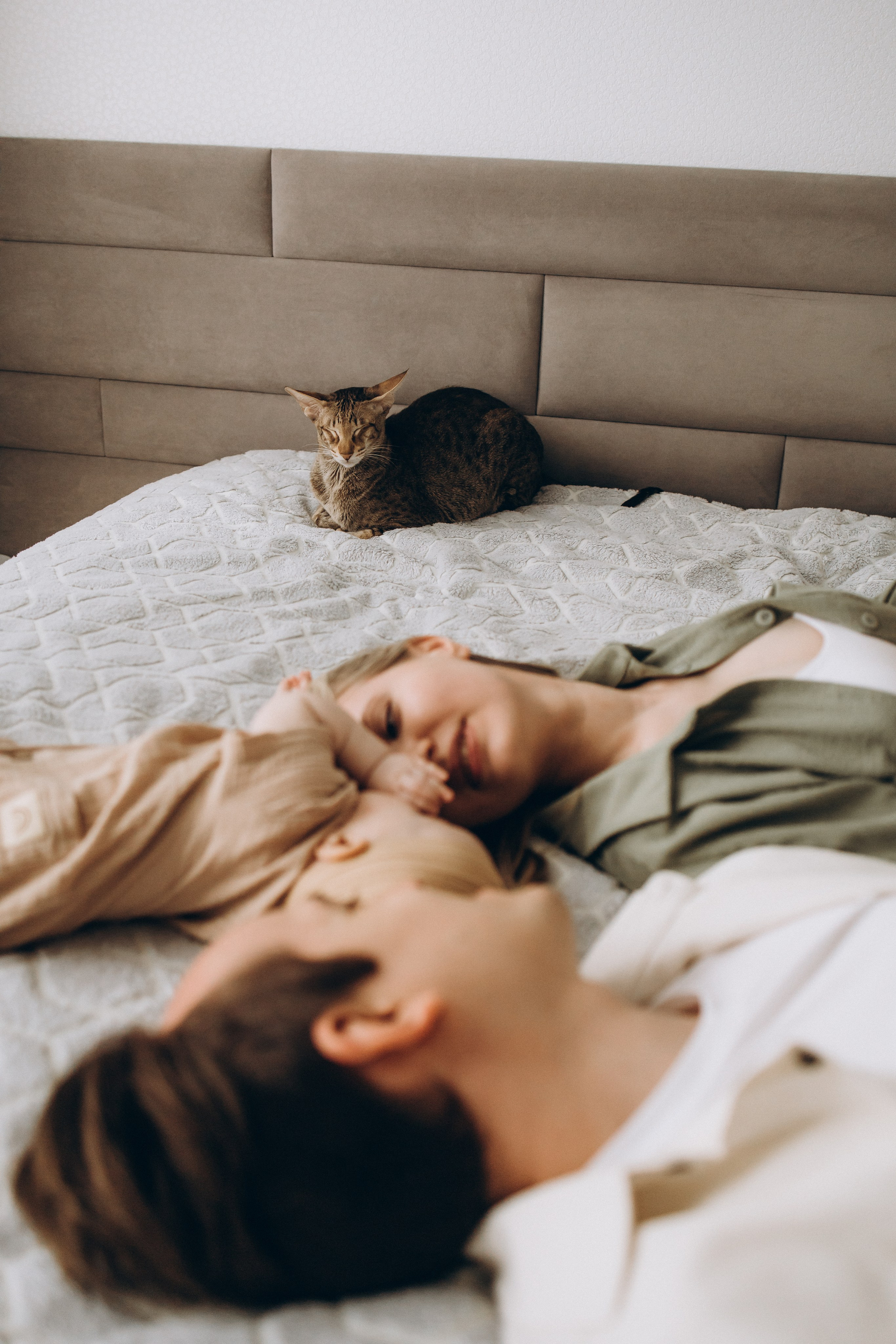 Уютная домашняя съемка с малышкой и котиком. Семейный фотограф в Москве, Щелково, Фрязино _ Виктория Степанова