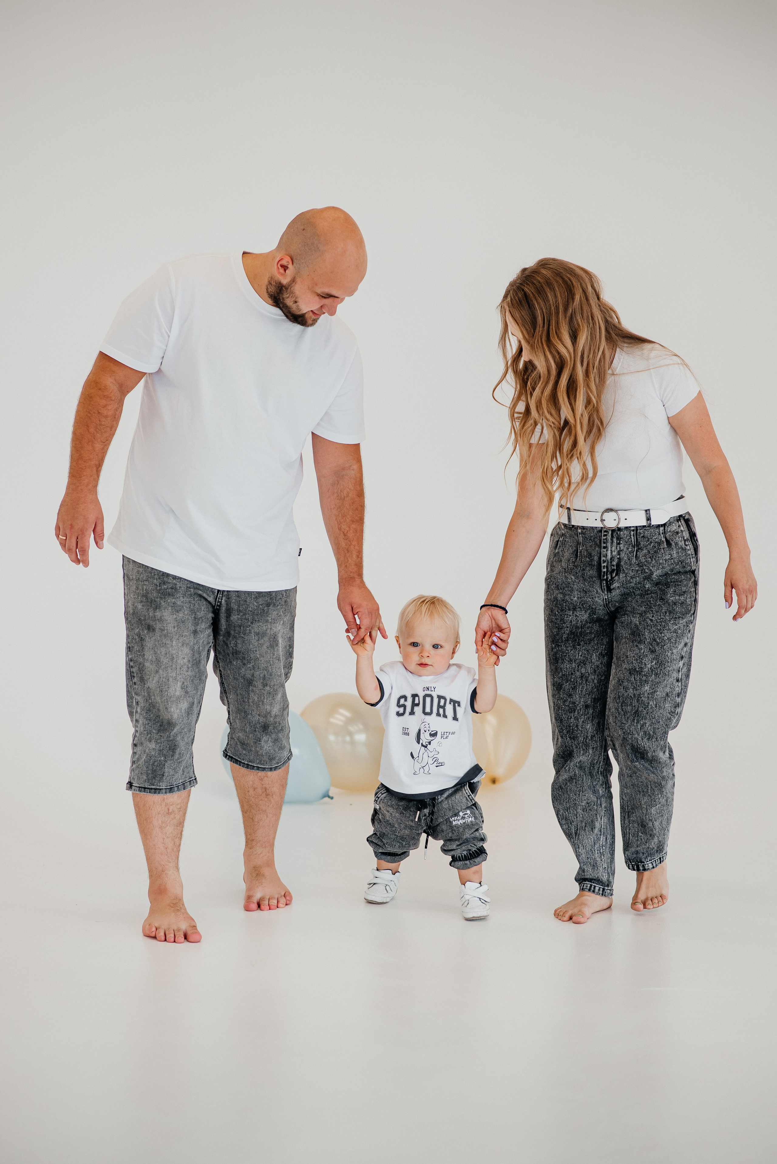 Семейная фотосессия на 1 годик