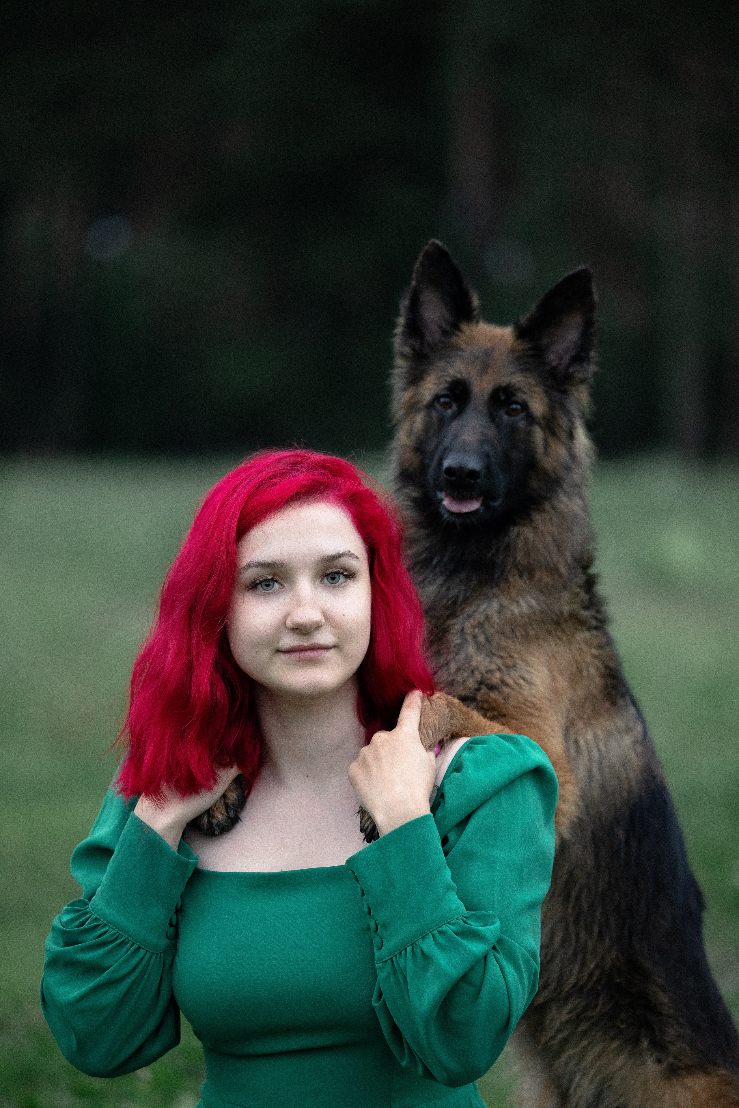 Алена, Фанни и Фрея. Фотограф и видеограф анималист Аганина Дарья