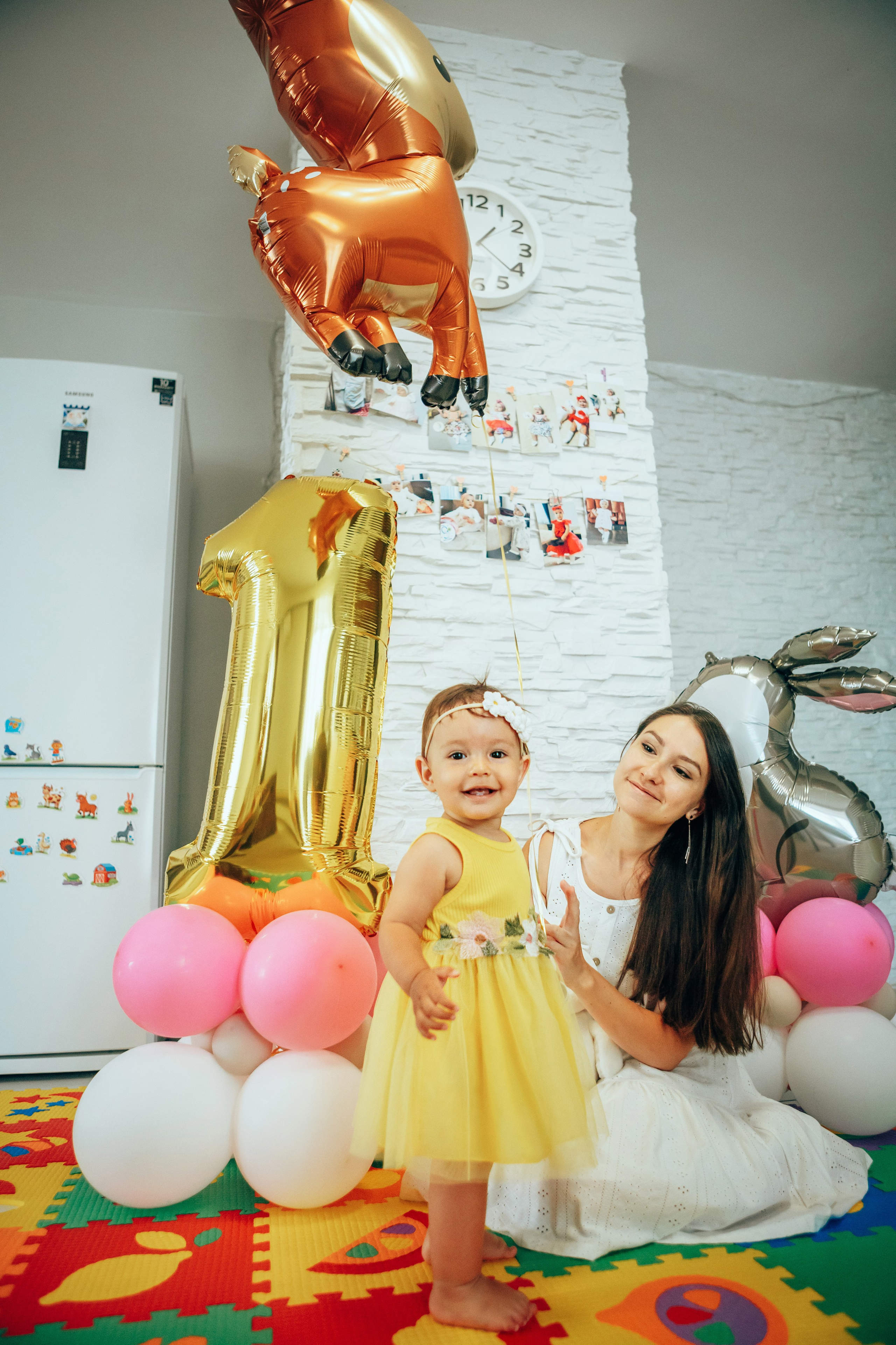 Первый День Рождения Вики. Семейный и детский фотограф в г. Новосибирске Макеева Анастасия