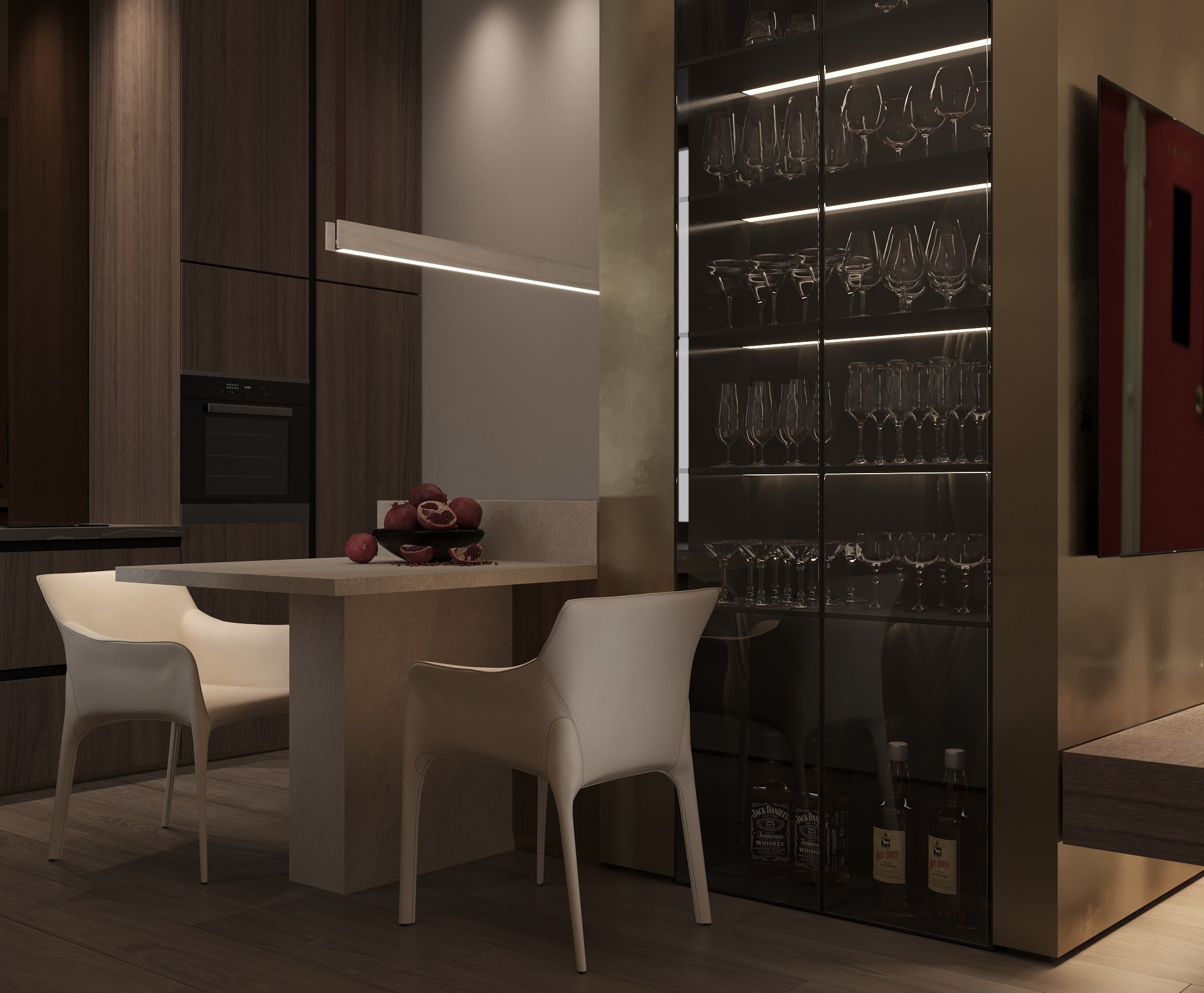 Patriarch Ponds Apartment. Алла Нечаева|Интерьерная визуализация