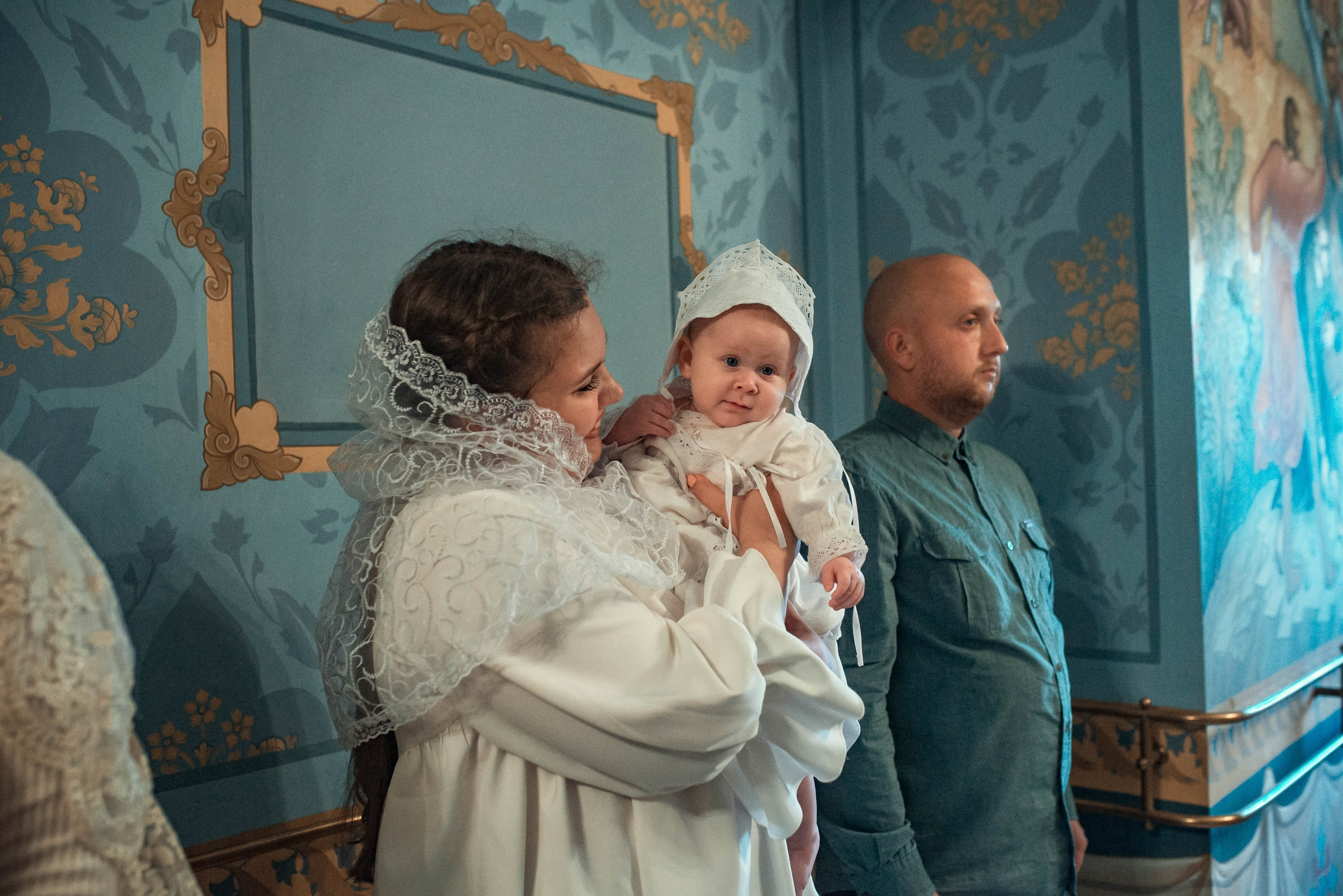 Крещение Екатерины в Троицком соборе Саратова. Фотограф на крещение в Саратове Марина Грушина
