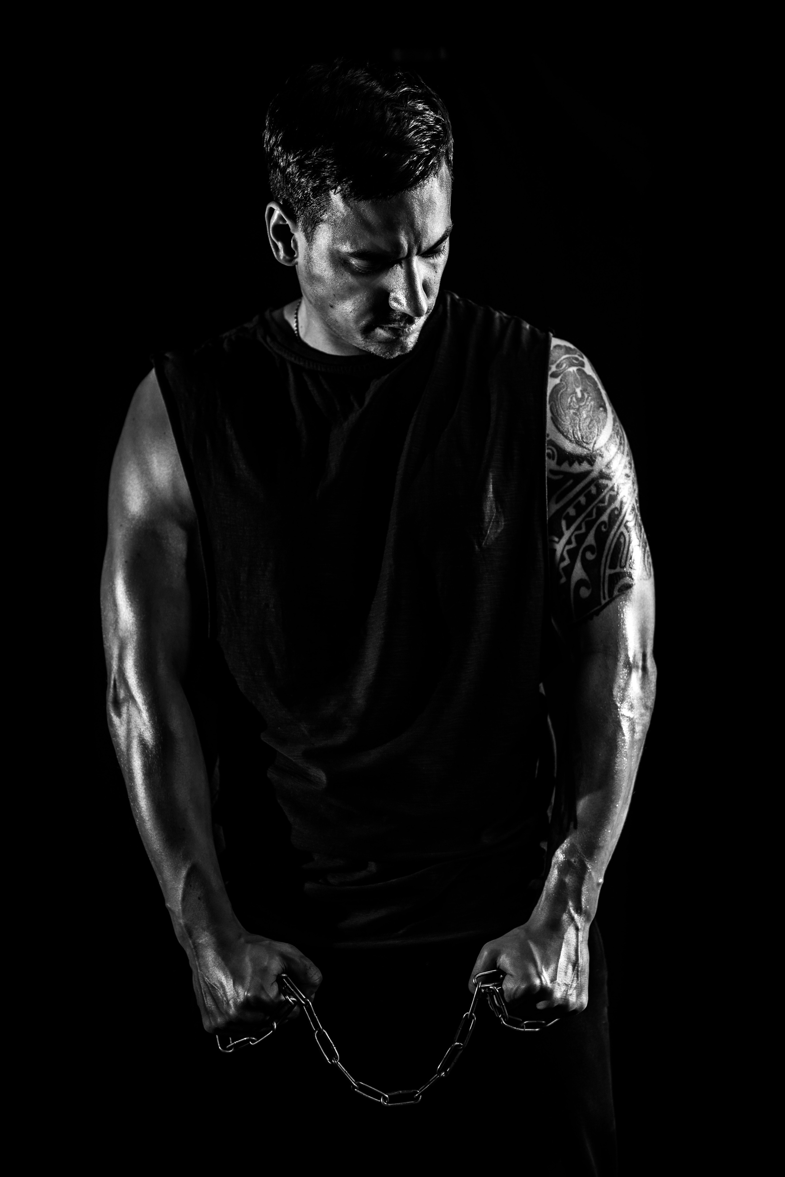 Спортивный клуб. ЧБ Фотограф Ольга Лесли