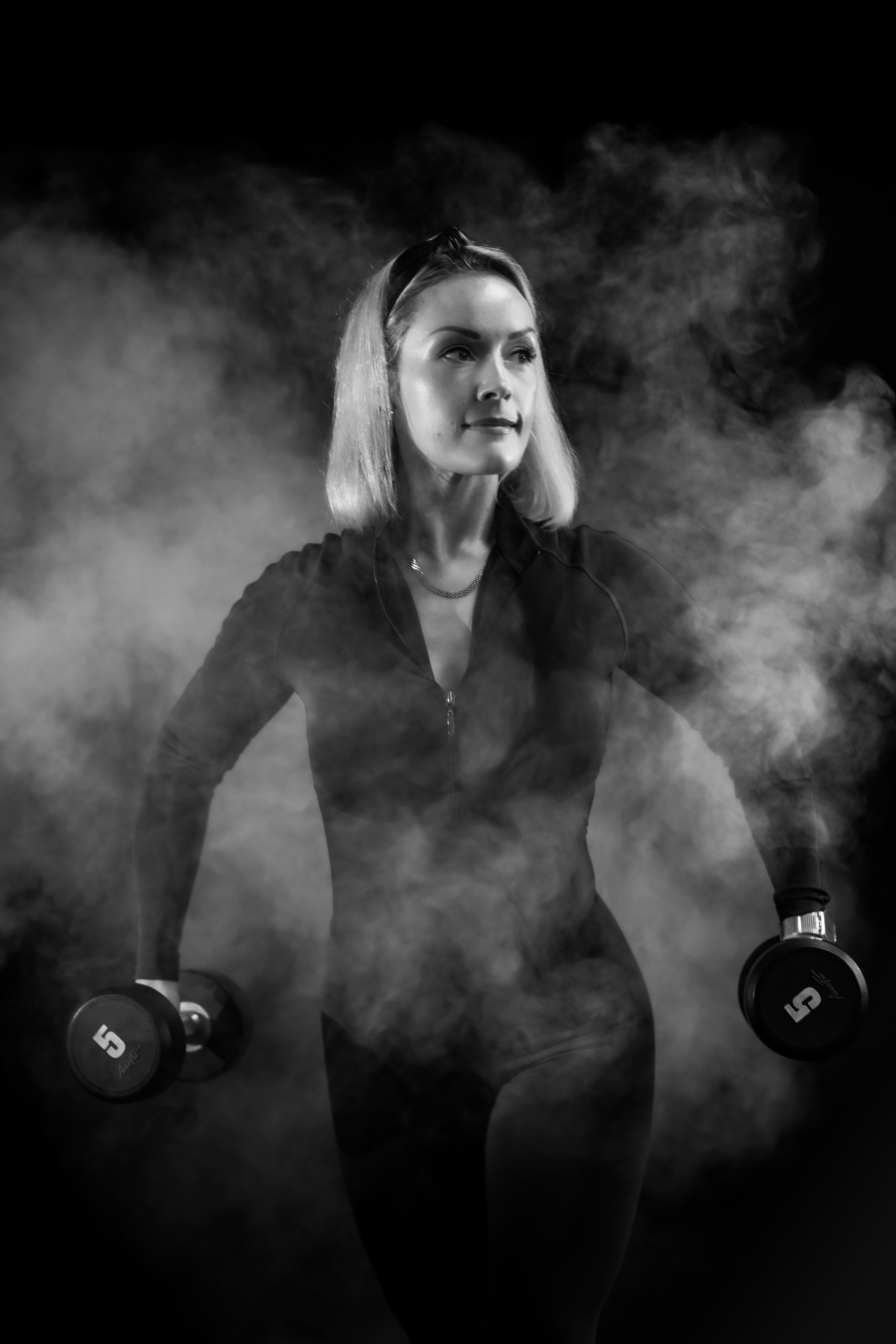 Спортивный клуб. ЧБ Фотограф Ольга Лесли