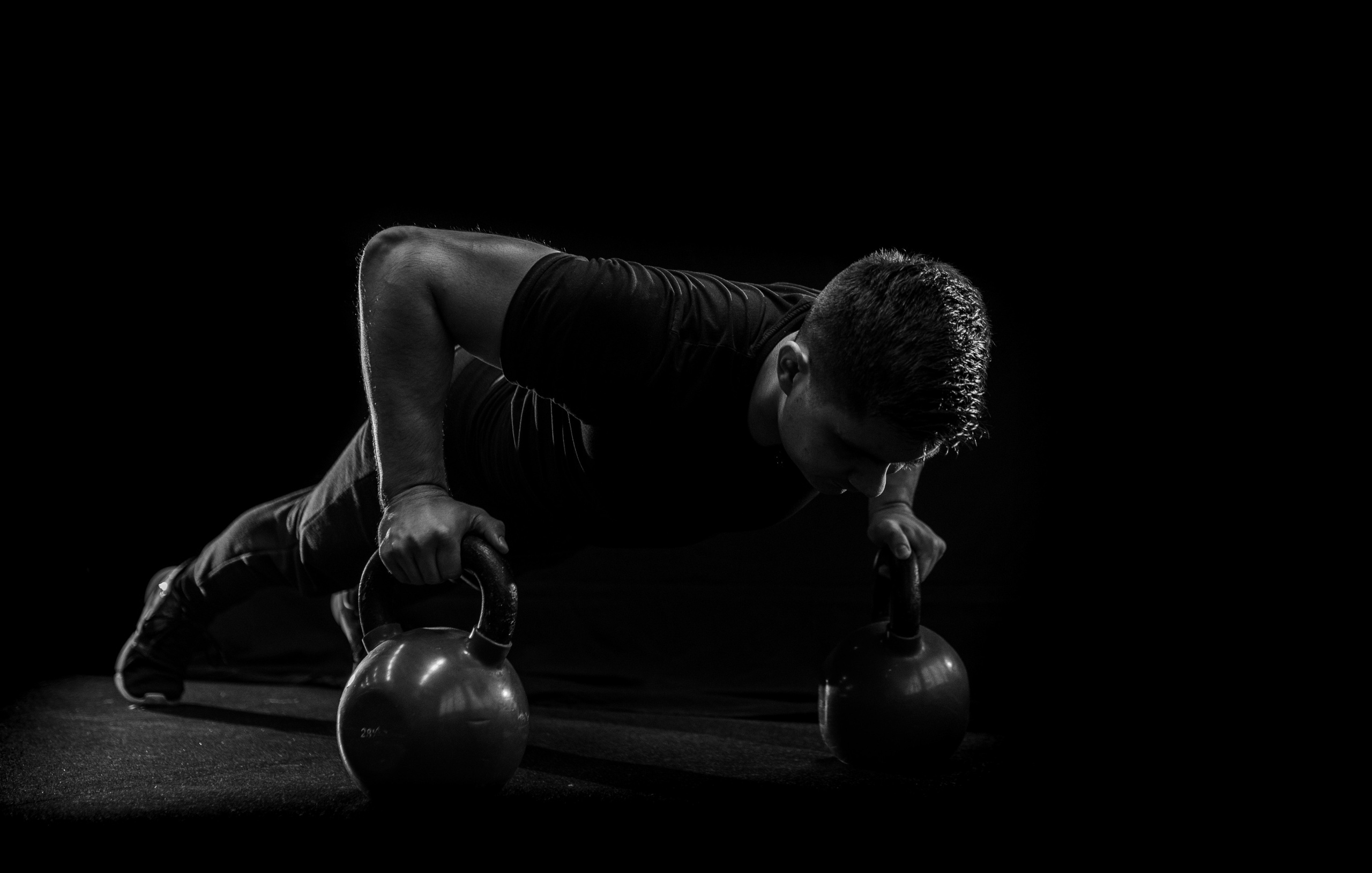 Спортивный клуб. ЧБ Фотограф Ольга Лесли