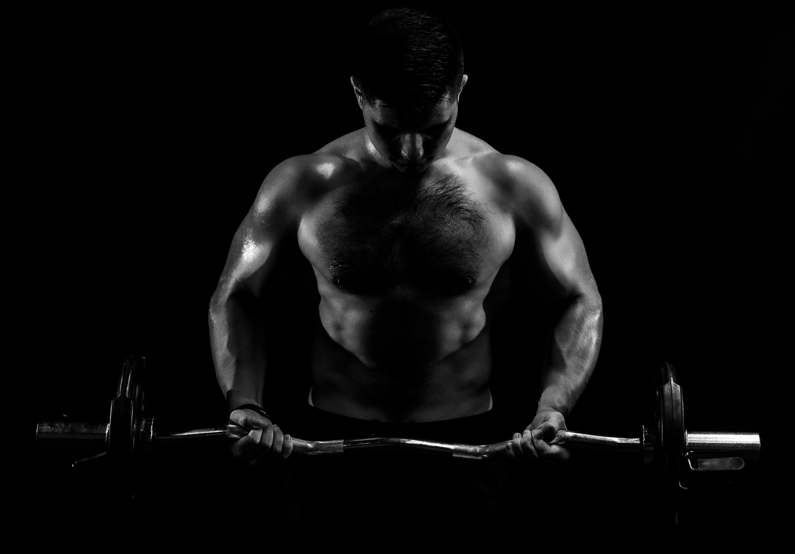 Спортивный клуб. ЧБ Фотограф Ольга Лесли