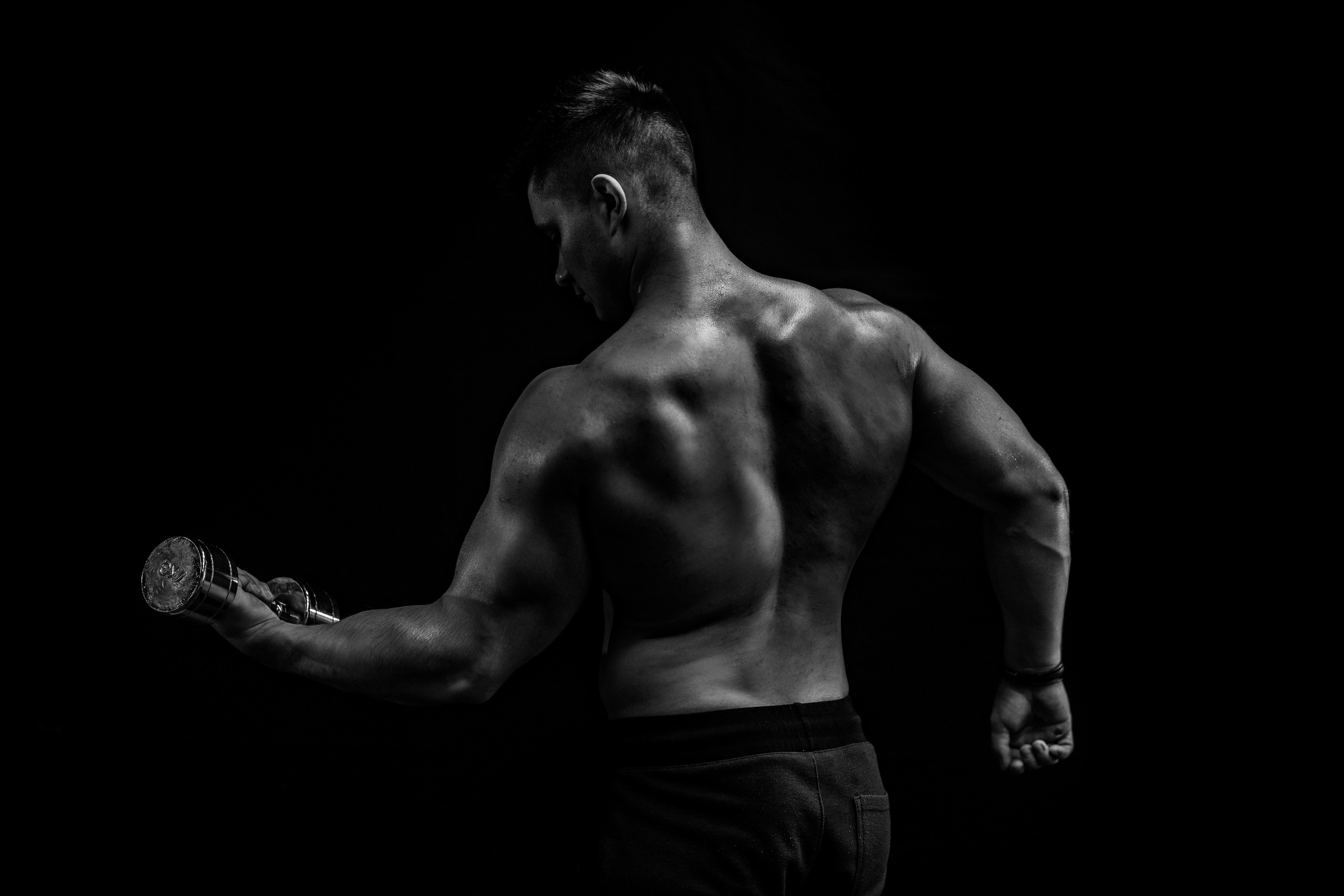 Спортивный клуб. ЧБ Фотограф Ольга Лесли