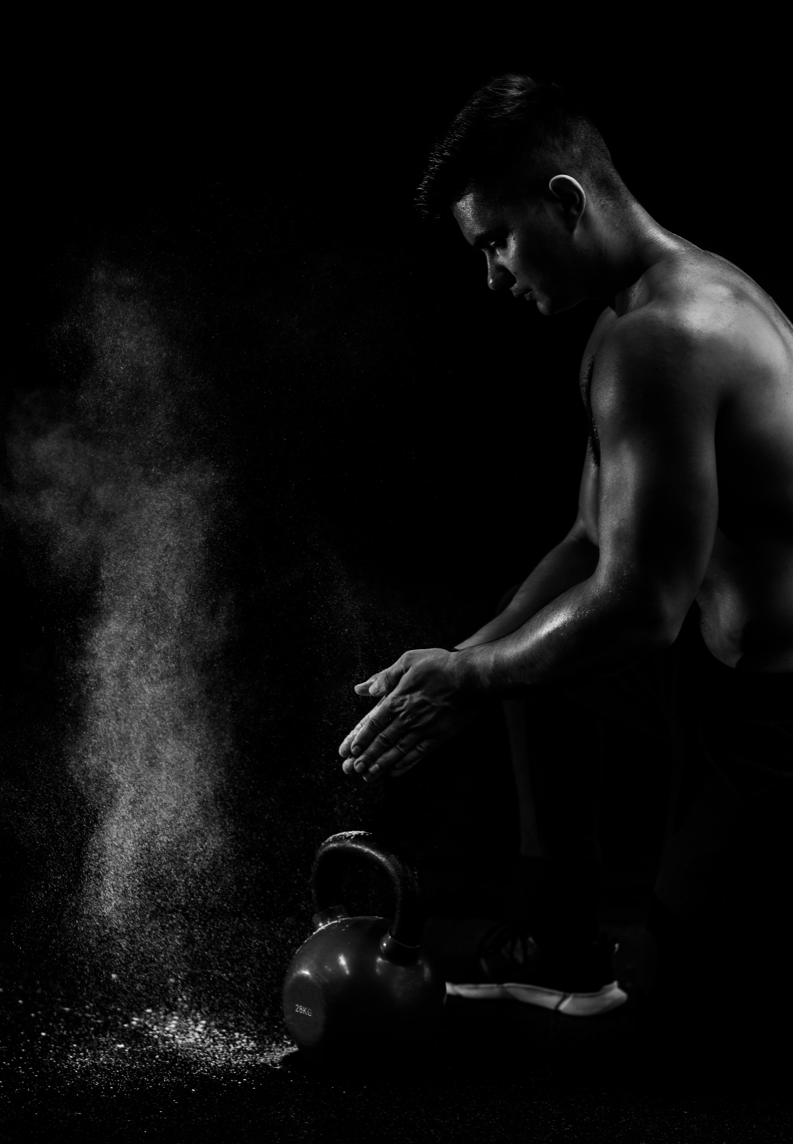 Спортивный клуб. ЧБ Фотограф Ольга Лесли