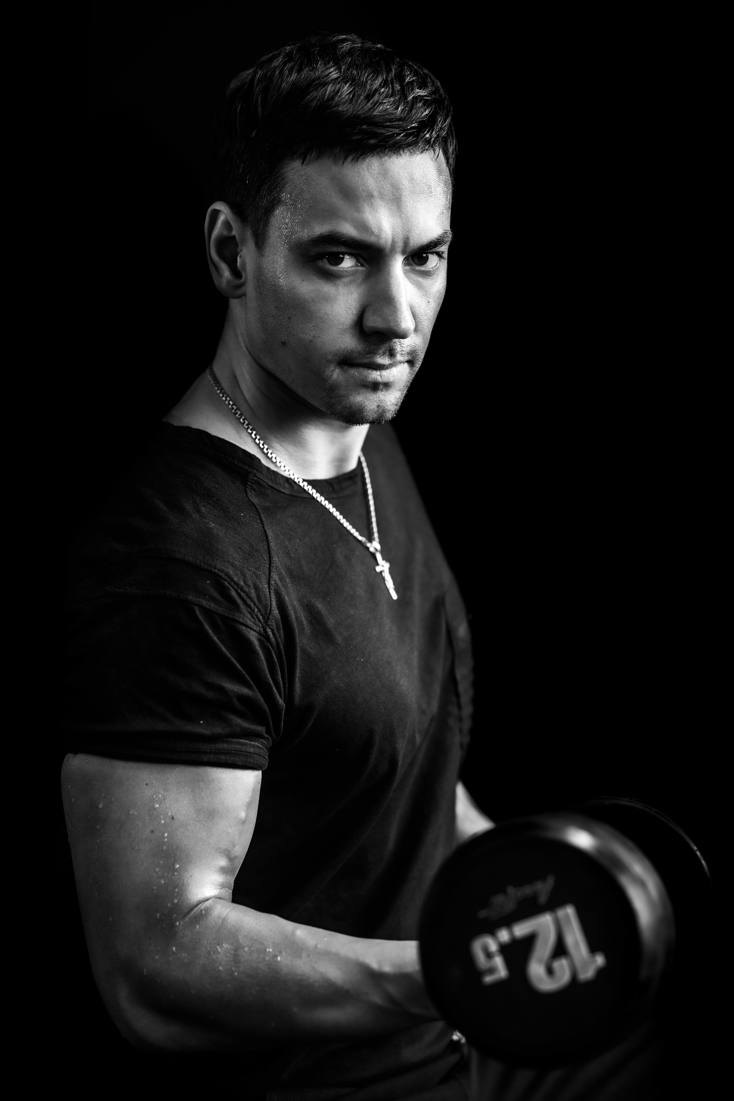 Спортивный клуб. ЧБ Фотограф Ольга Лесли