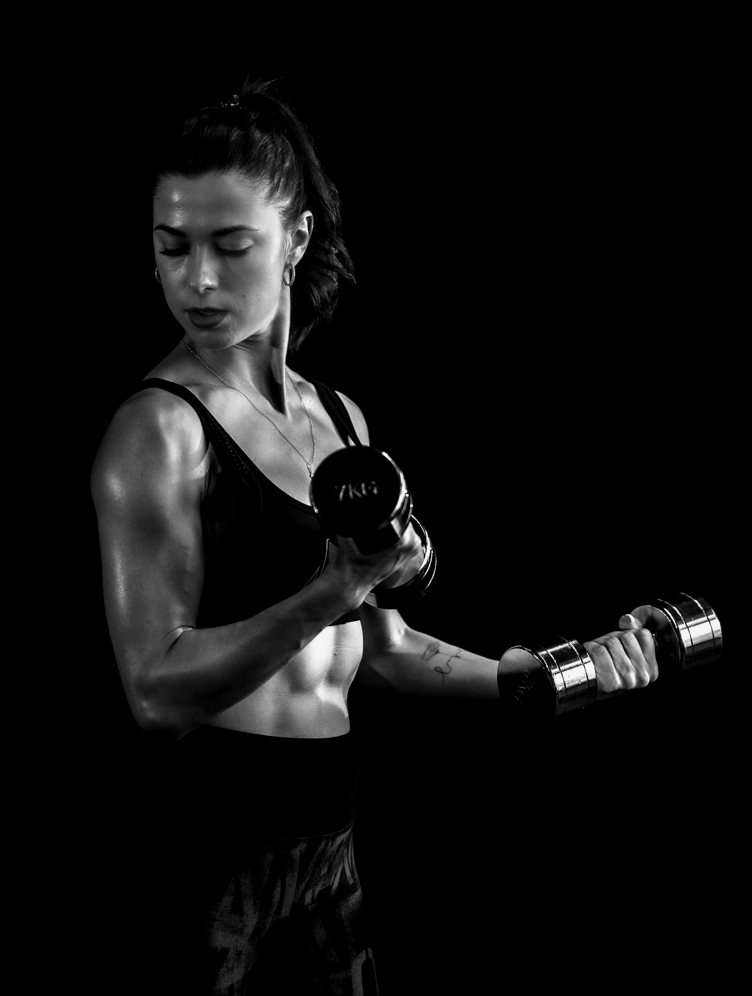 Спортивный клуб. ЧБ Фотограф Ольга Лесли