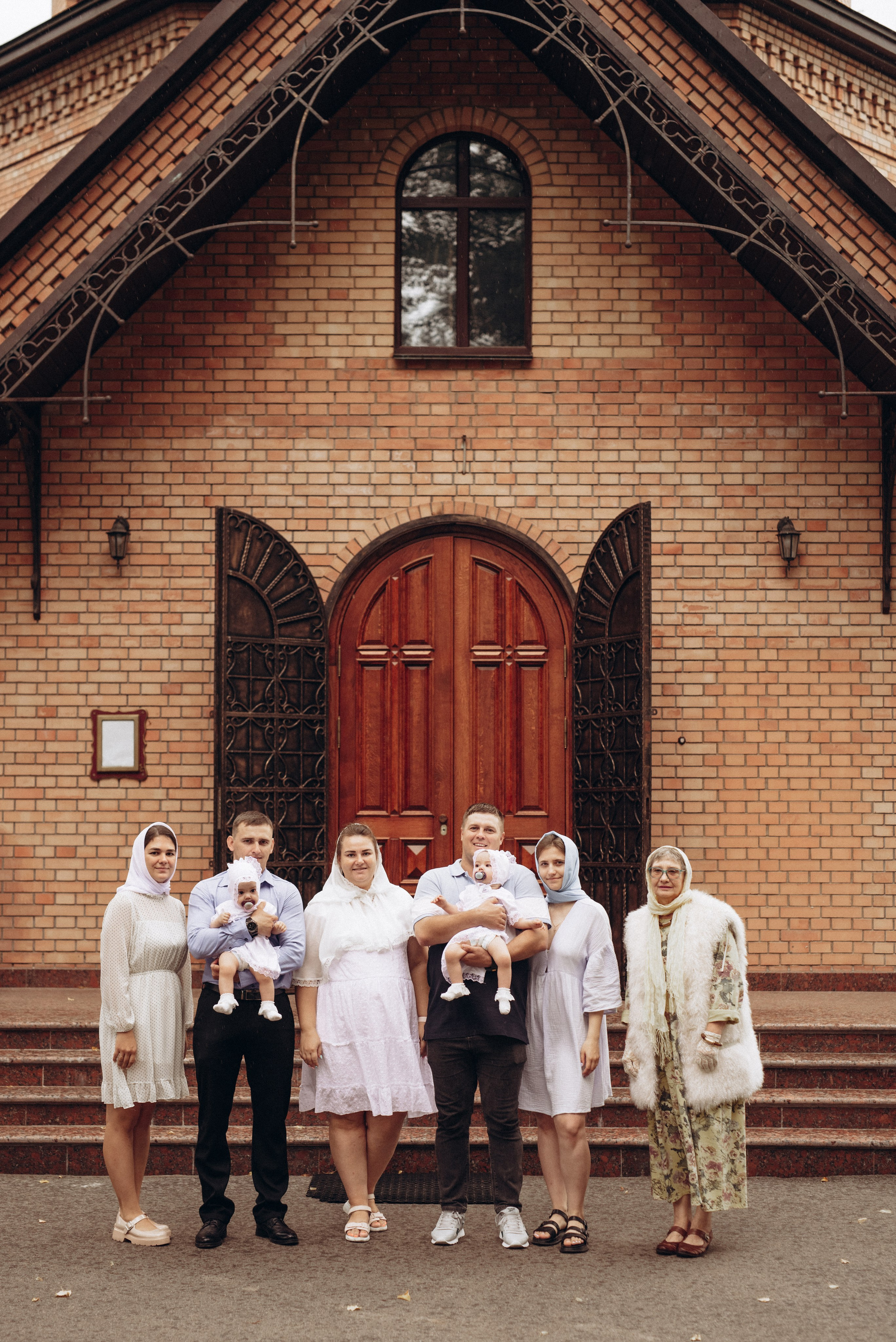 Крещение Ксении и Елизаветы. Фотограф новорождённых и семейный фотограф в Иваново Любовь Капранова