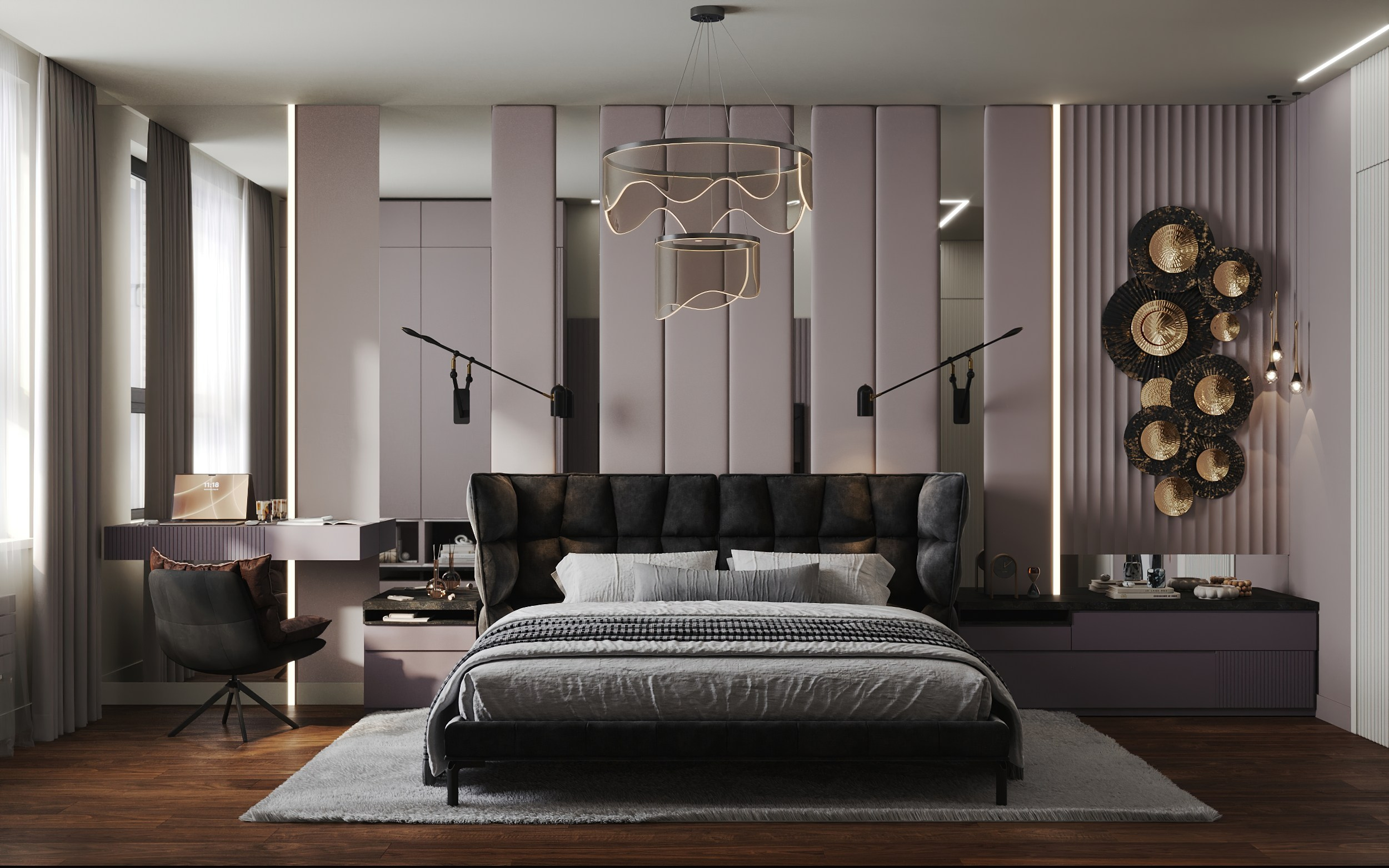 4-х комнатная квартира в Москве. Интерьерный 3Д Визуализатор Маргарита Оберемко