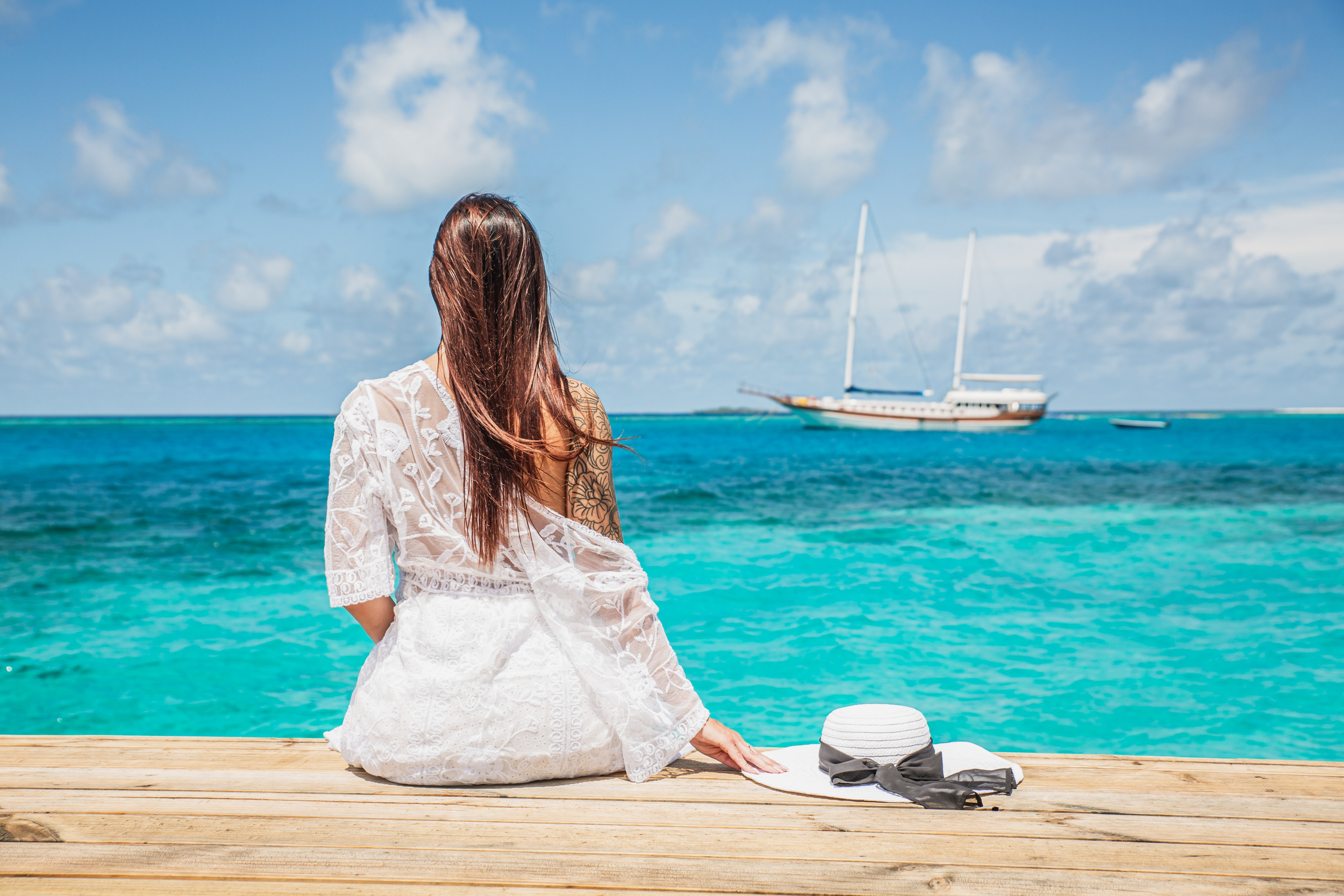 Portrait. Photographer in Maldives