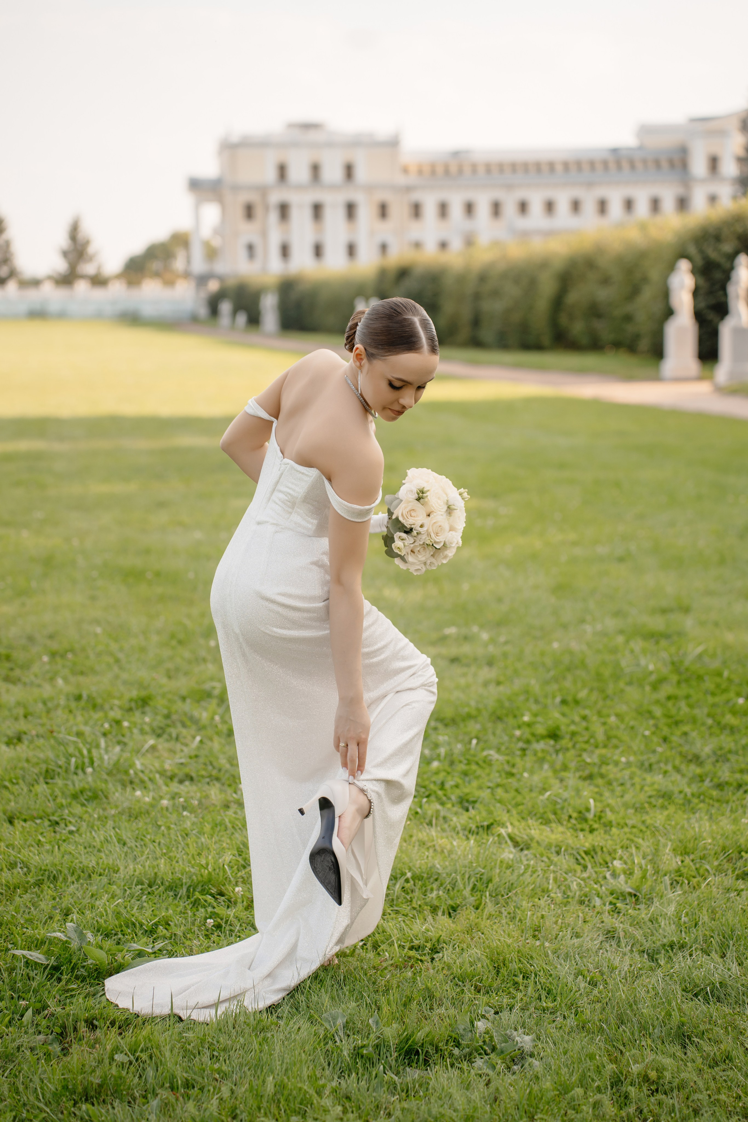 Свадебная фотосессия в парке Архангельское. Свадебный и семейный фотограф в Москве Светлана Зоткина