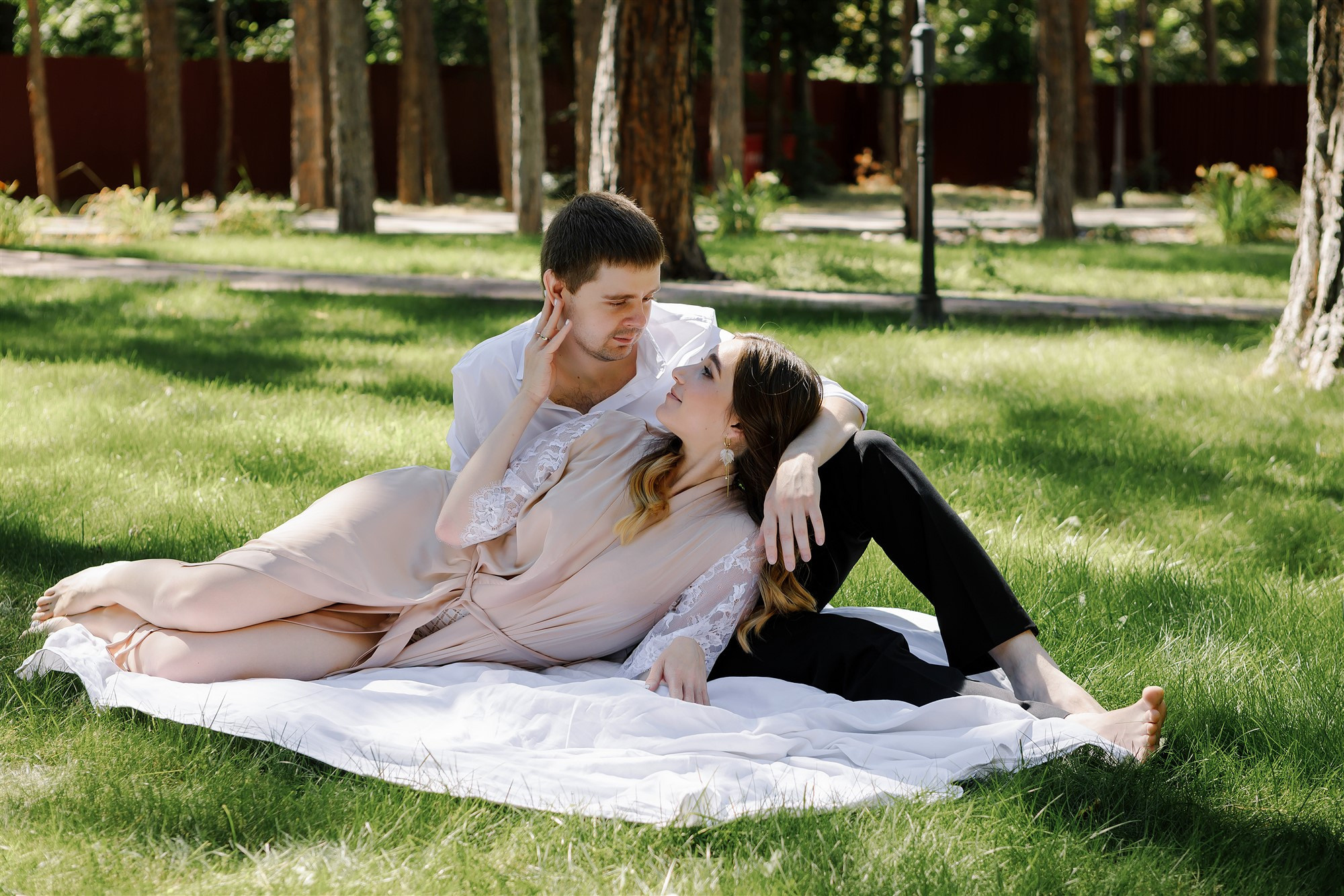 Свадьба в сосновом лесу